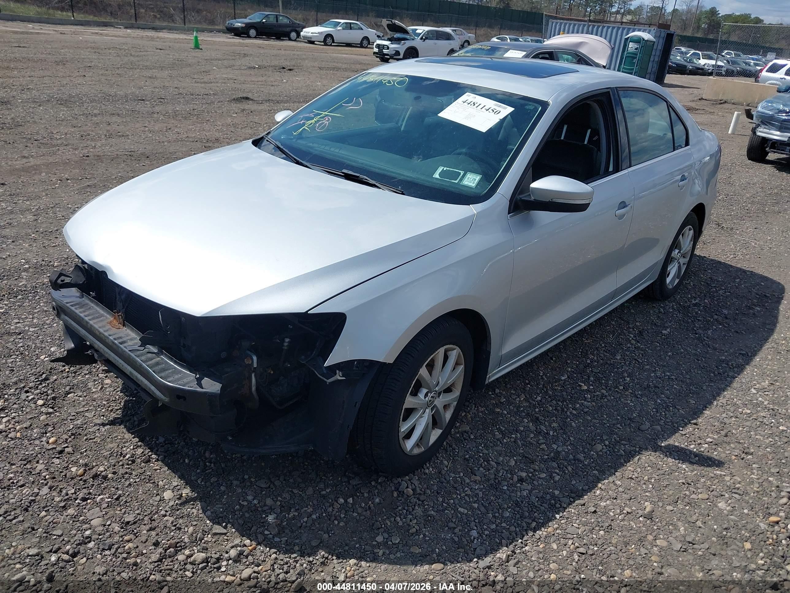 2013 Volkswagen Jetta 2.5l Se Silver vin: 3VWDP7AJ7DM296874