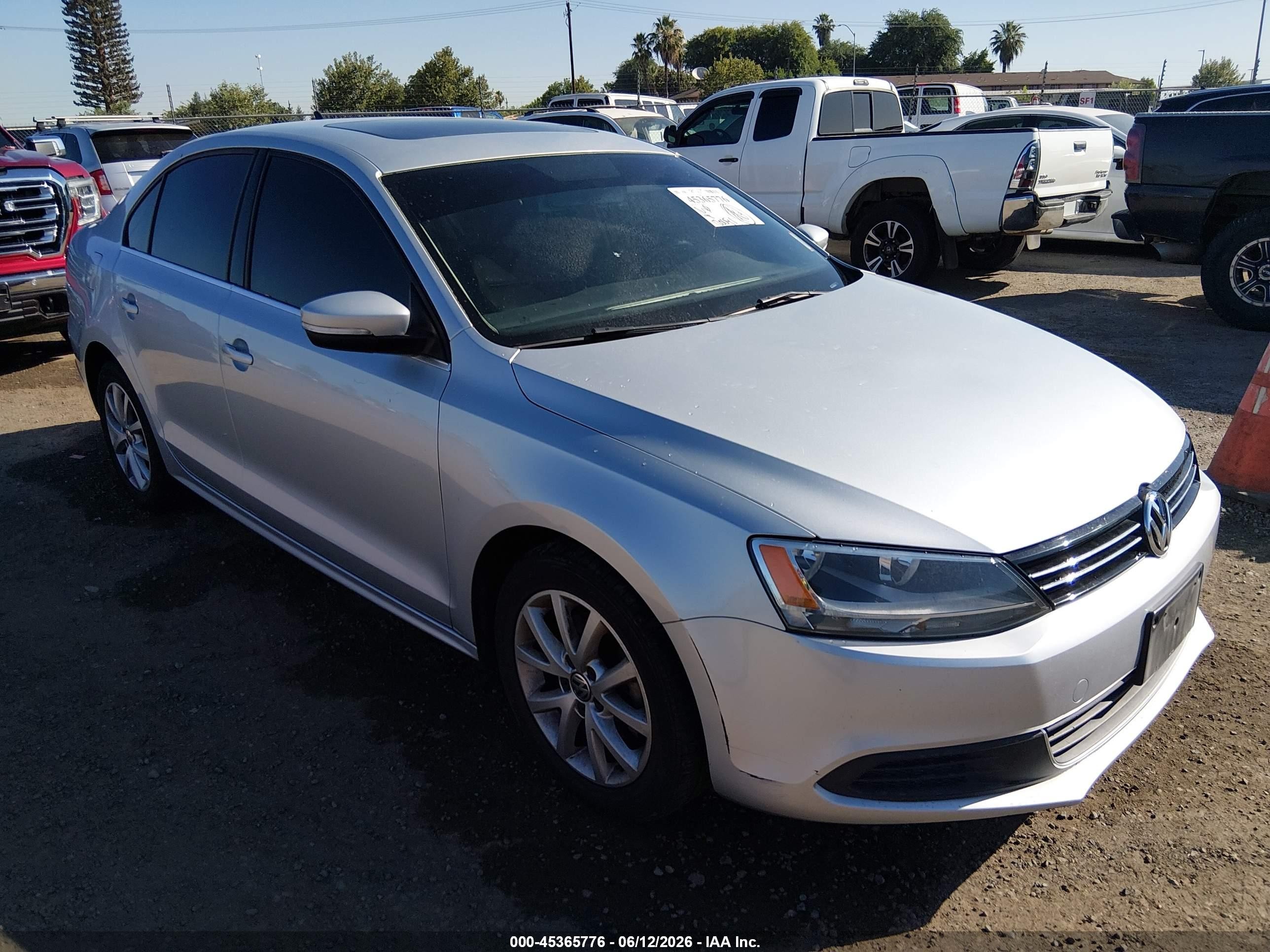 2013 Volkswagen Jetta 2.5l Se Silver vin: 3VWDP7AJ7DM356281
