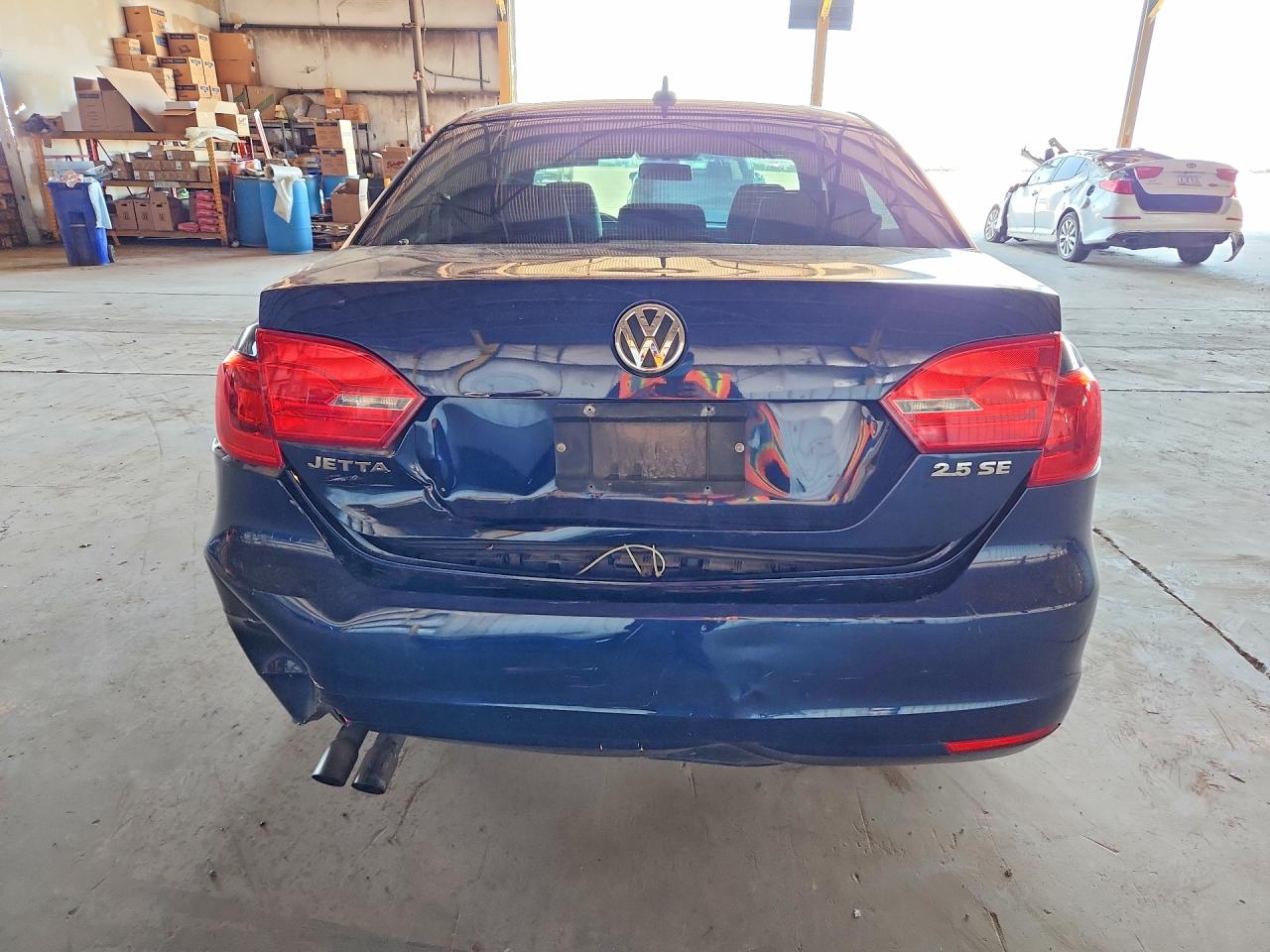 2013 Volkswagen Jetta Se Синий vin: 3VWDP7AJ7DM358497
