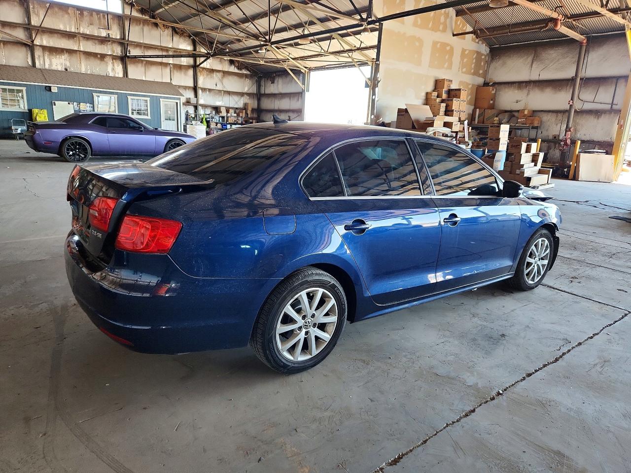 2013 Volkswagen Jetta Se Синий vin: 3VWDP7AJ7DM358497