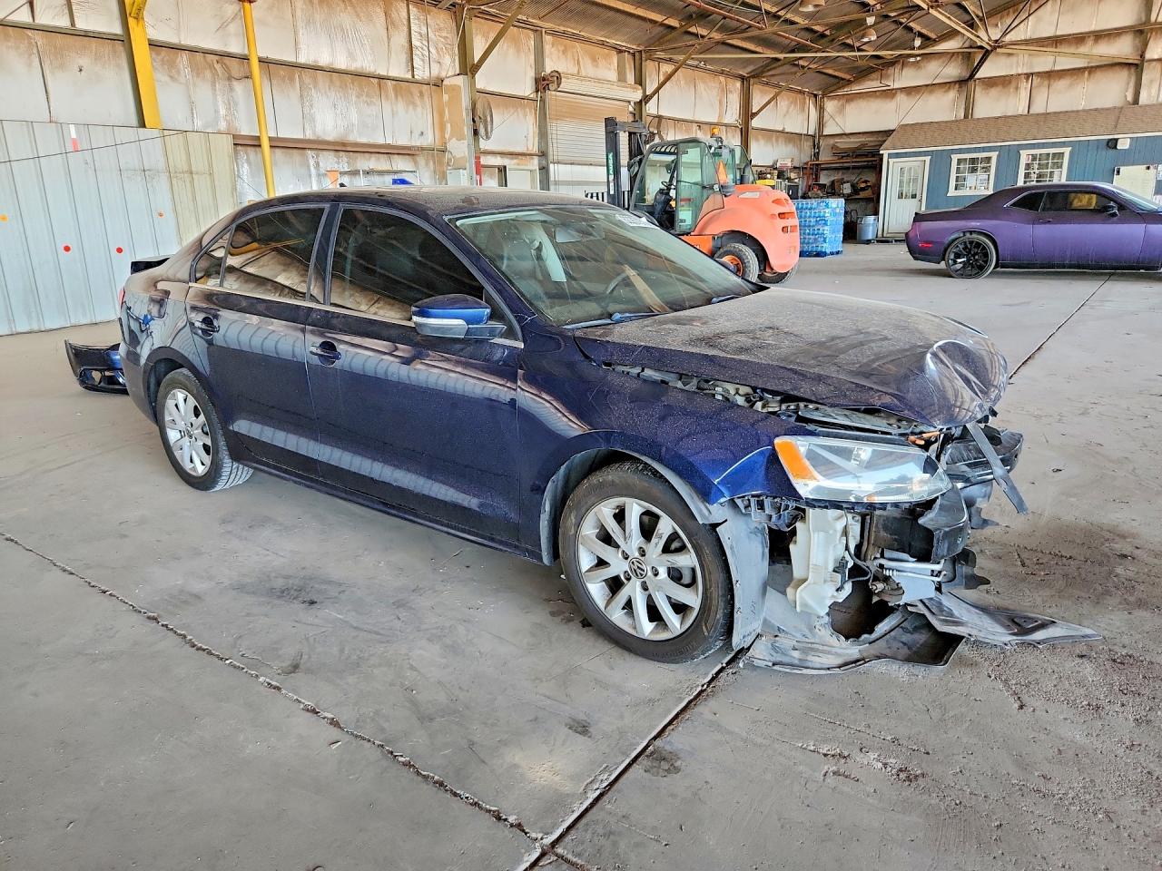 2013 Volkswagen Jetta Se Синий vin: 3VWDP7AJ7DM358497