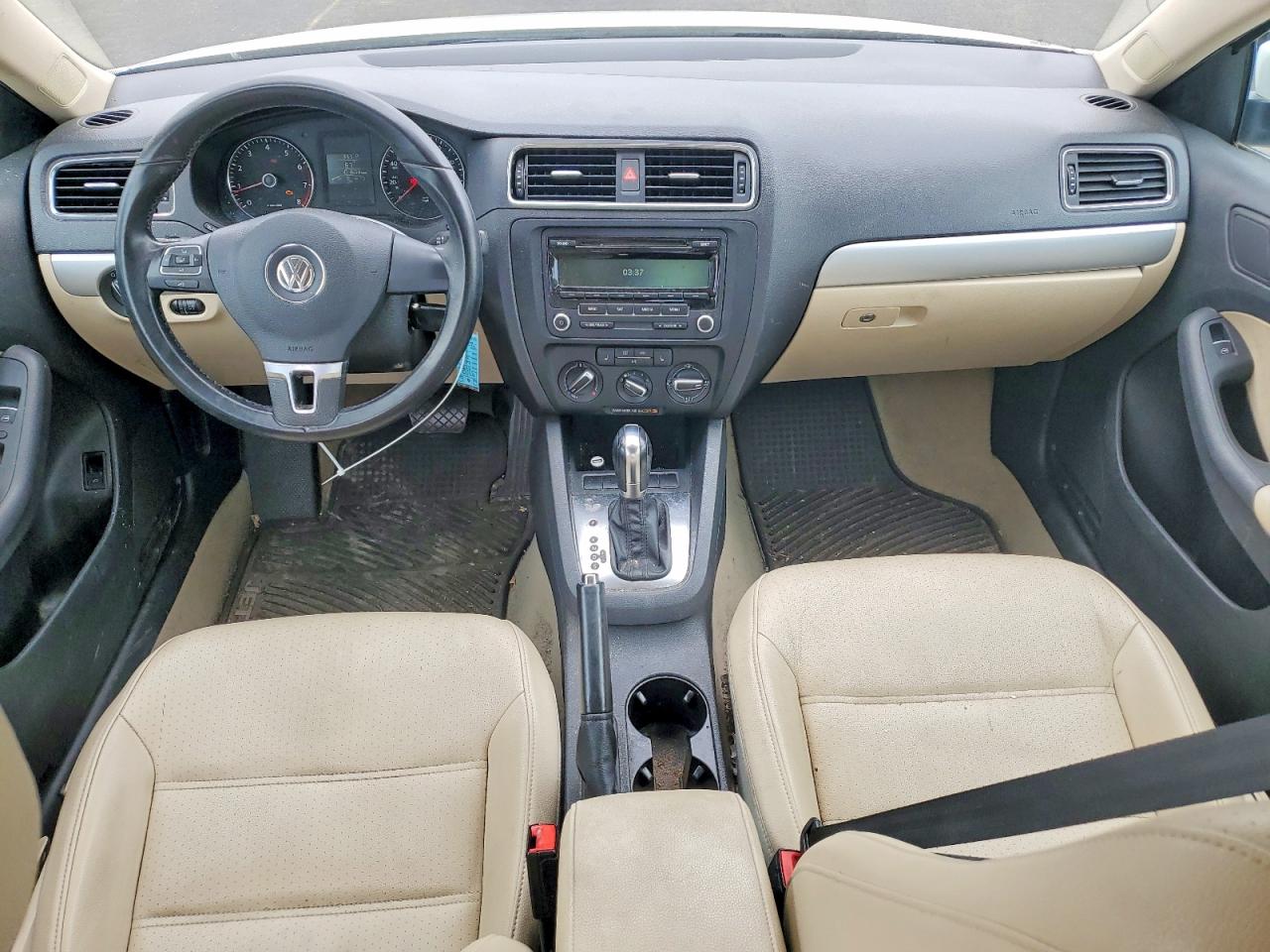 2013 Volkswagen Jetta Se White vin: 3VWDP7AJ7DM381276