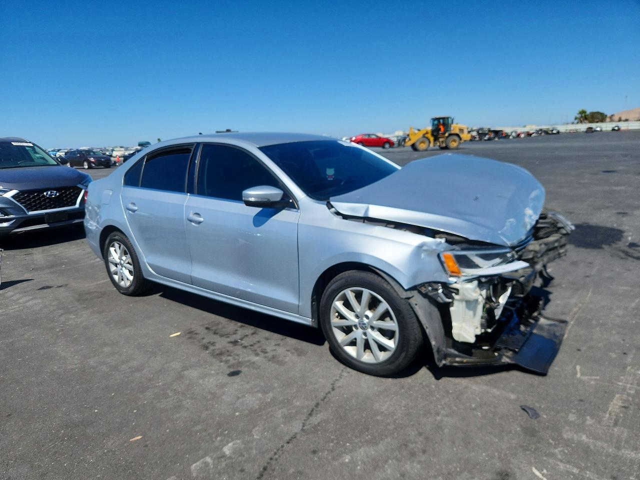 2013 Volkswagen Jetta Se Silver vin: 3VWDP7AJ7DM388552