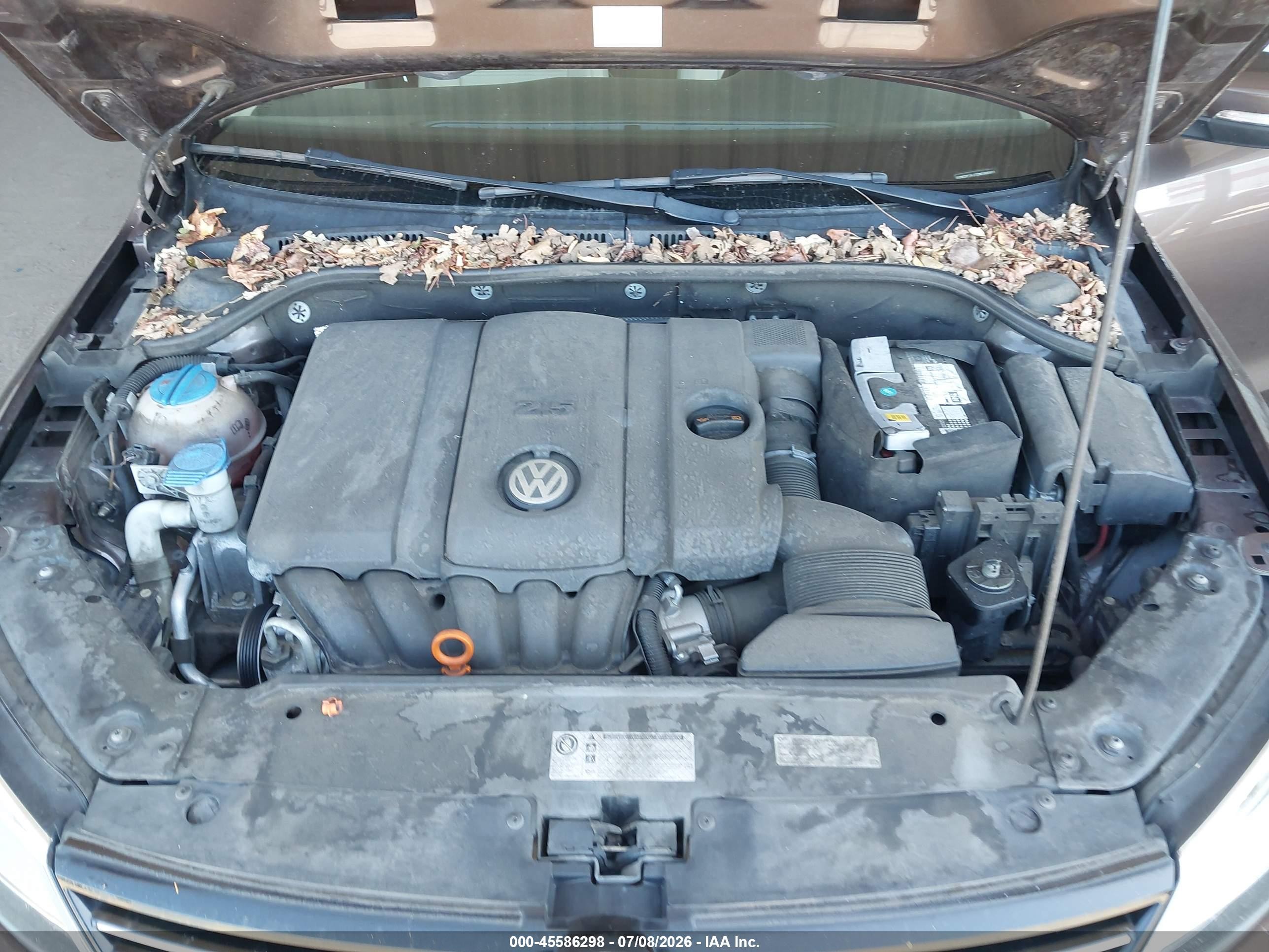 2013 Volkswagen Jetta 2.5l Se Brown vin: 3VWDP7AJ7DM388969
