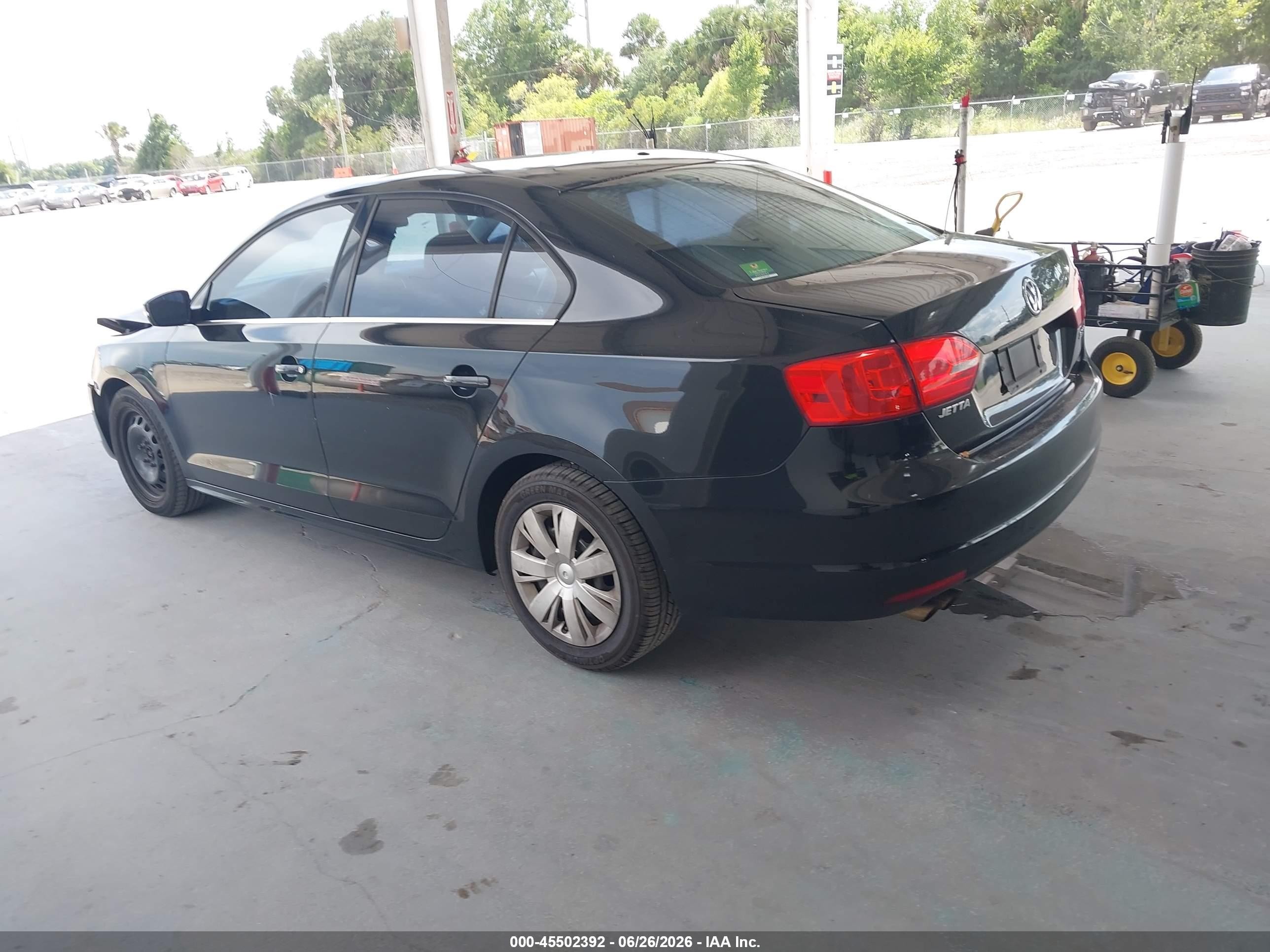 2013 Volkswagen Jetta 2.5l Se Black vin: 3VWDP7AJ7DM404264