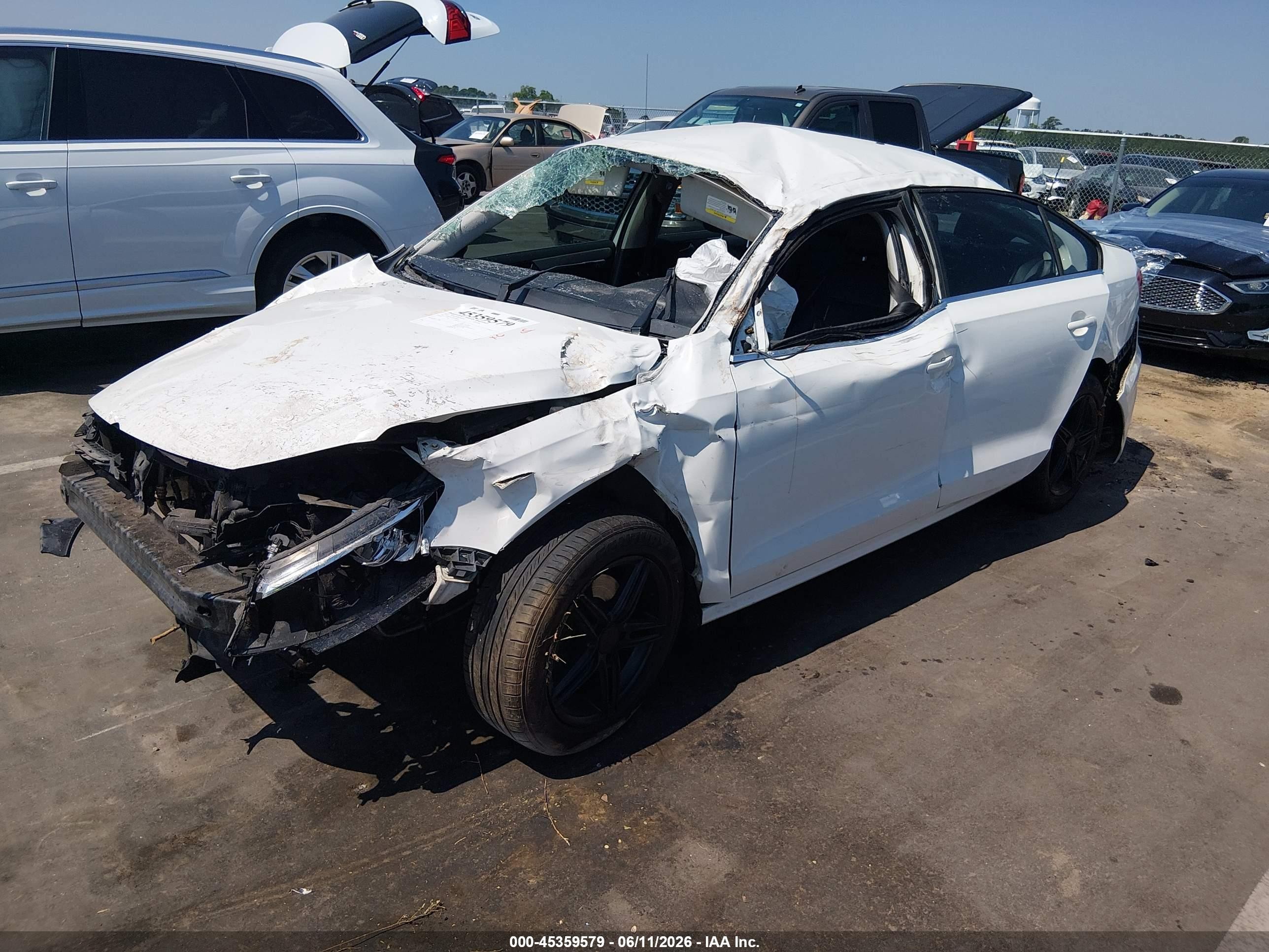 2013 Volkswagen Jetta 2.5l Se White vin: 3VWDP7AJ7DM408458