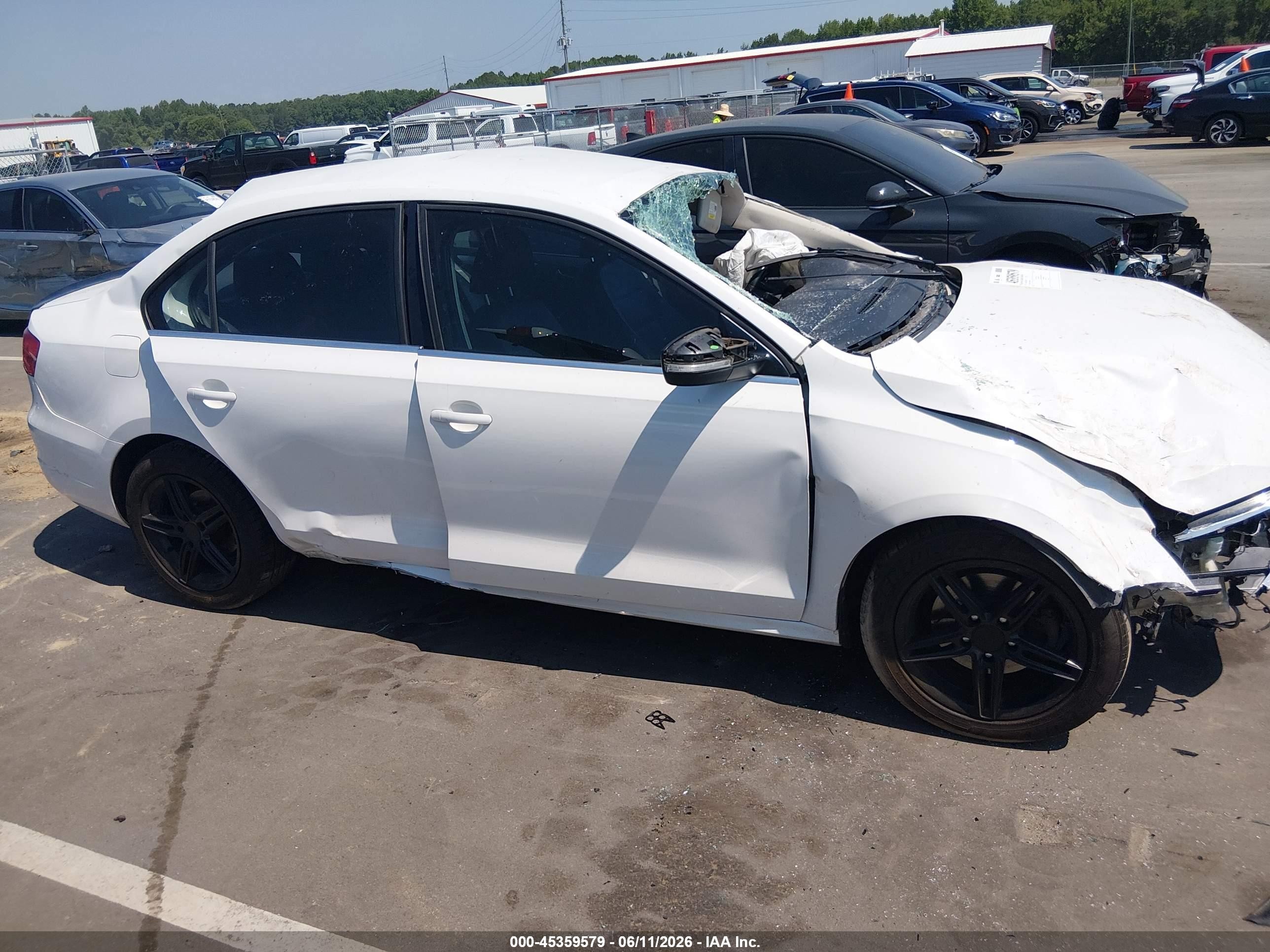 2013 Volkswagen Jetta 2.5l Se White vin: 3VWDP7AJ7DM408458