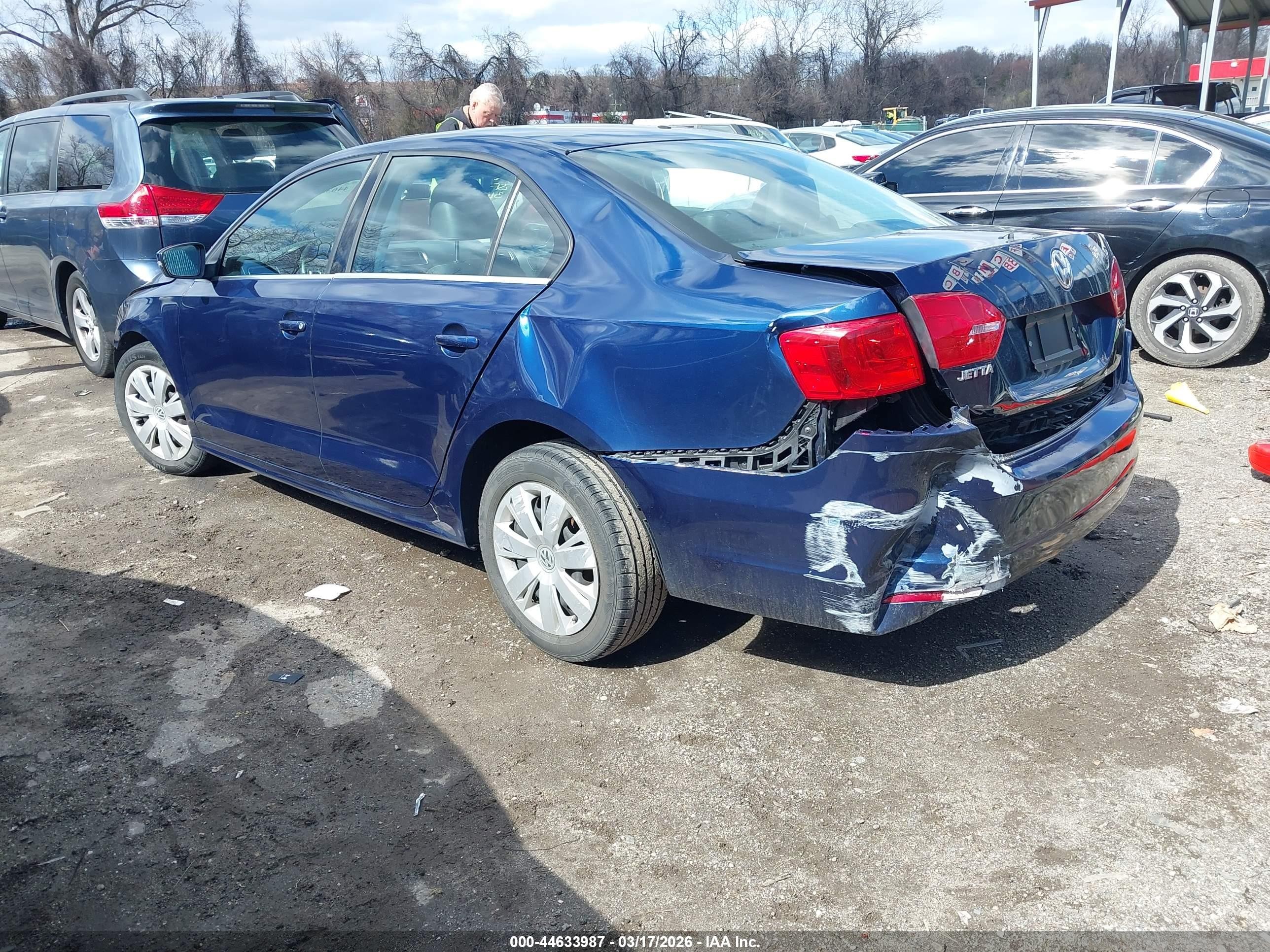 2013 Volkswagen Jetta 2.5l Se Blue vin: 3VWDP7AJ7DM409366
