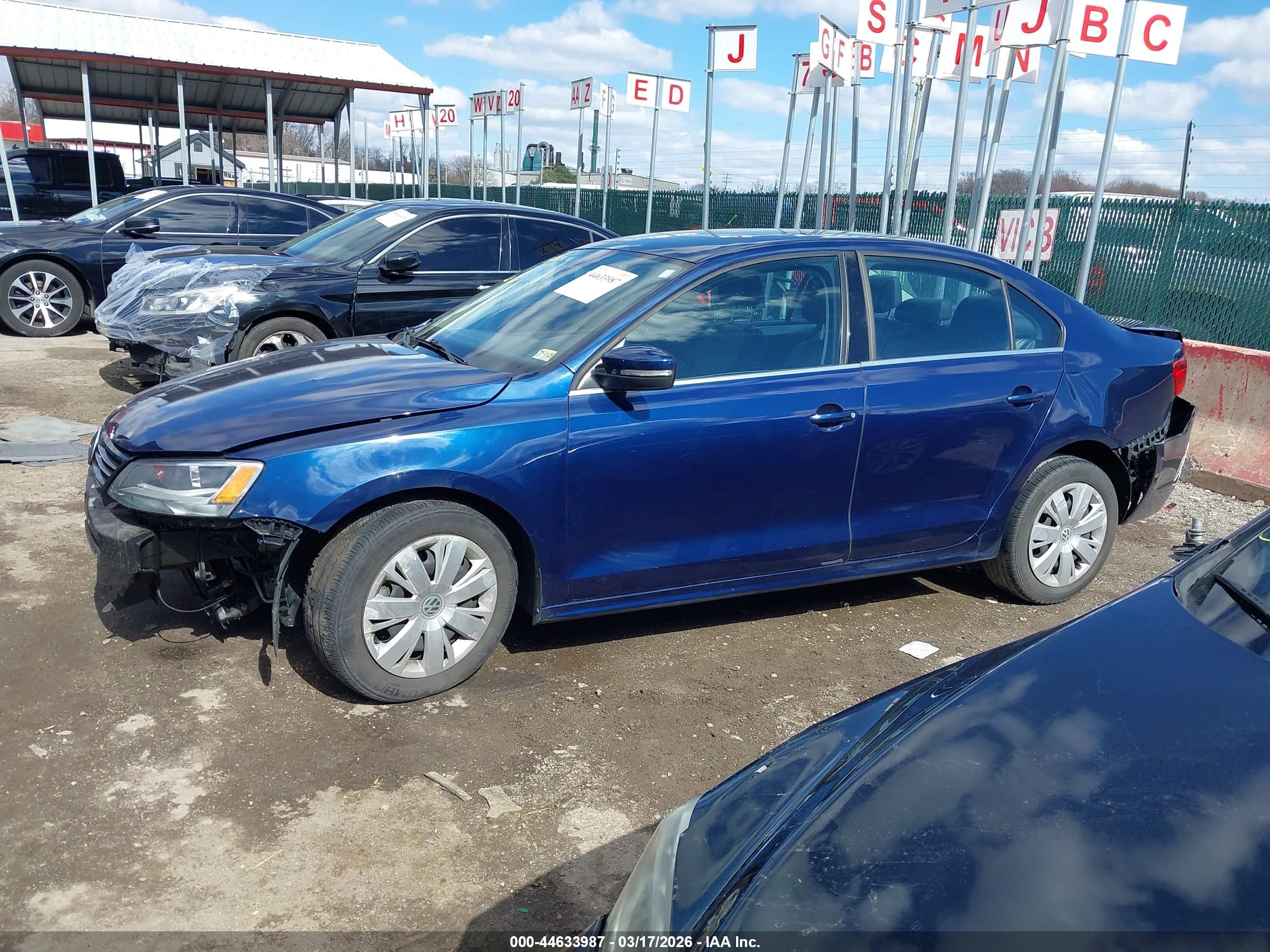 2013 Volkswagen Jetta 2.5l Se Blue vin: 3VWDP7AJ7DM409366