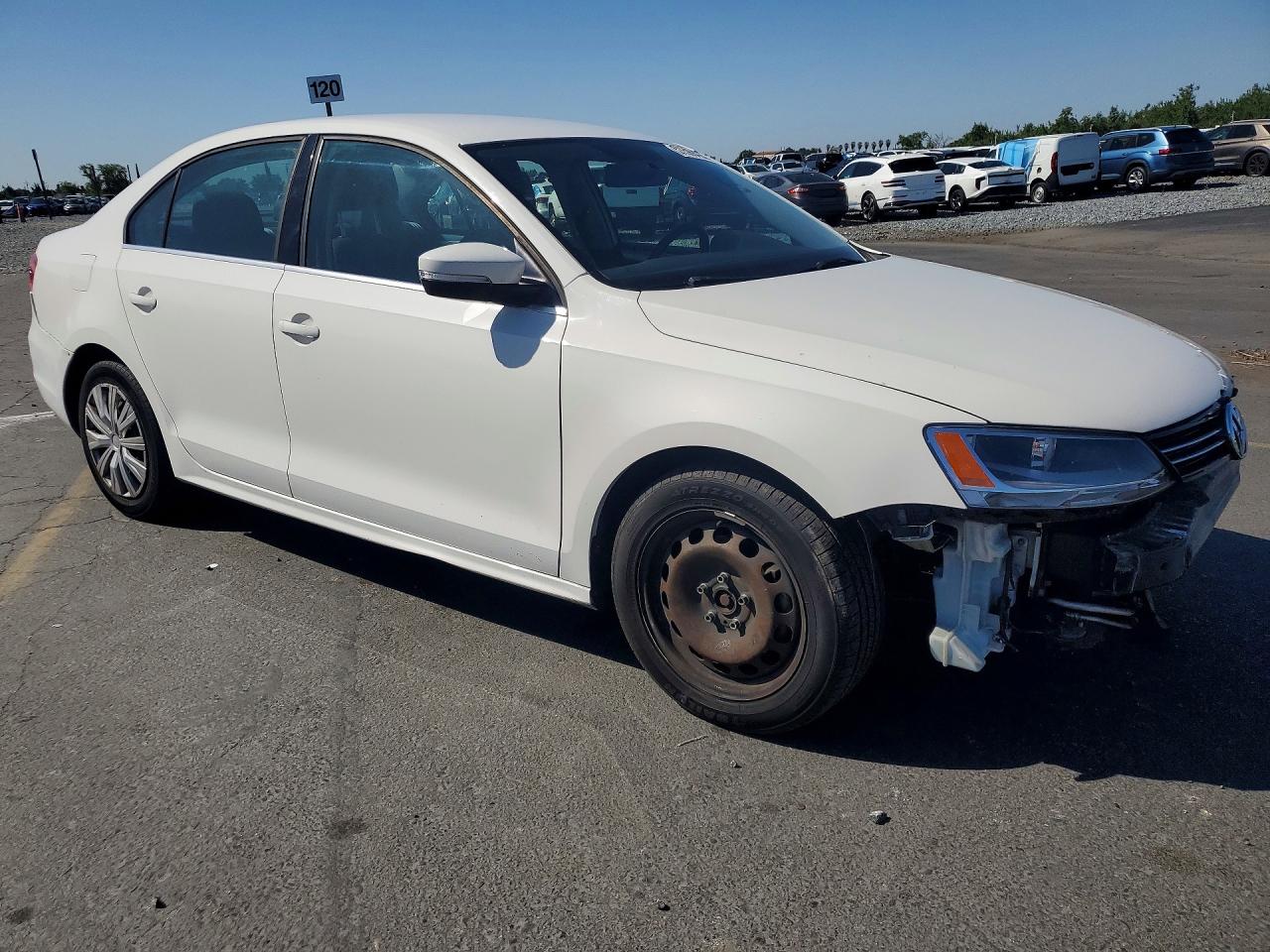 2013 Volkswagen Jetta Se White vin: 3VWDP7AJ7DM417810