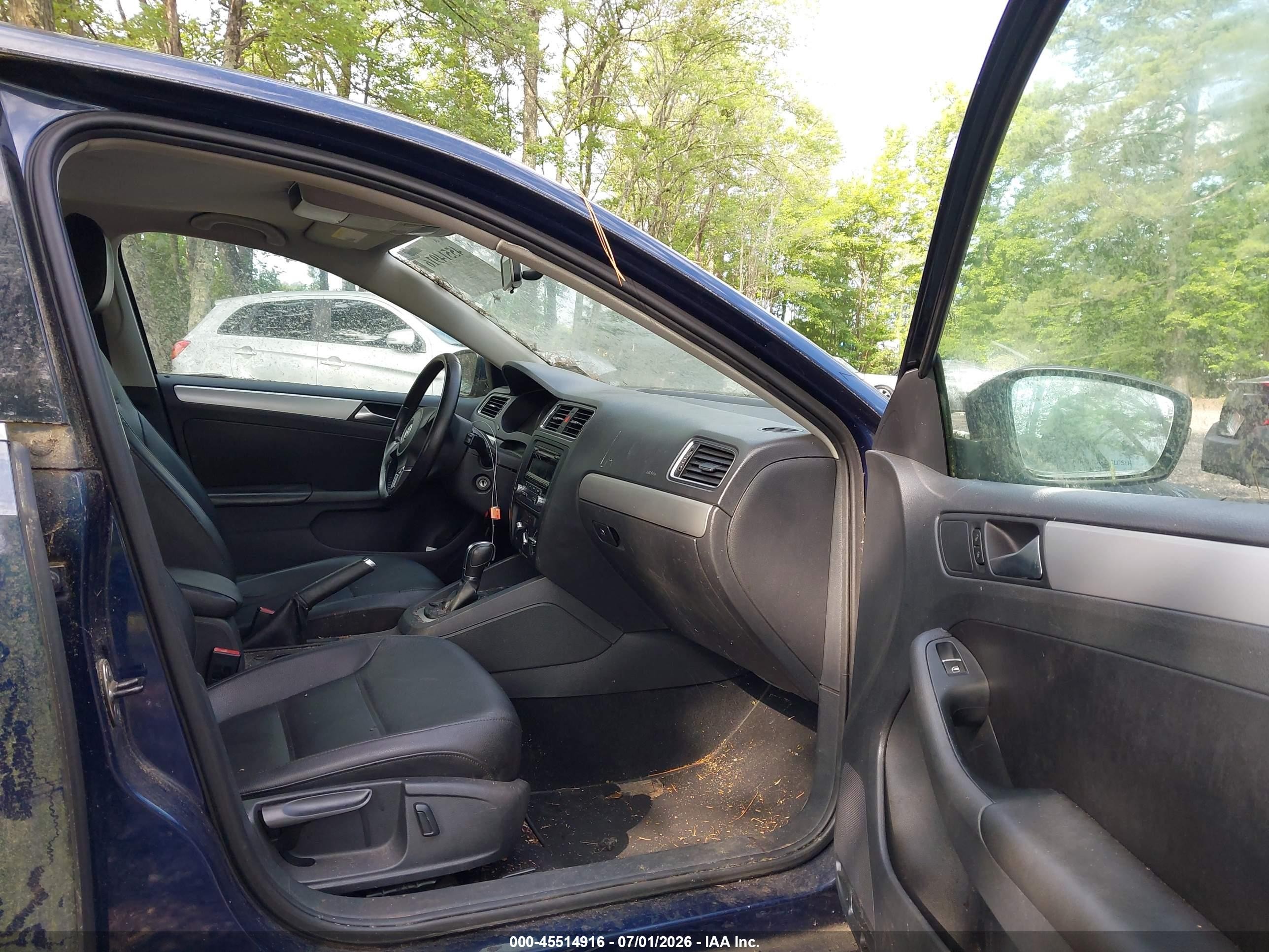 2013 Volkswagen Jetta 2.5l Se Dark Blue vin: 3VWDP7AJ7DM420240