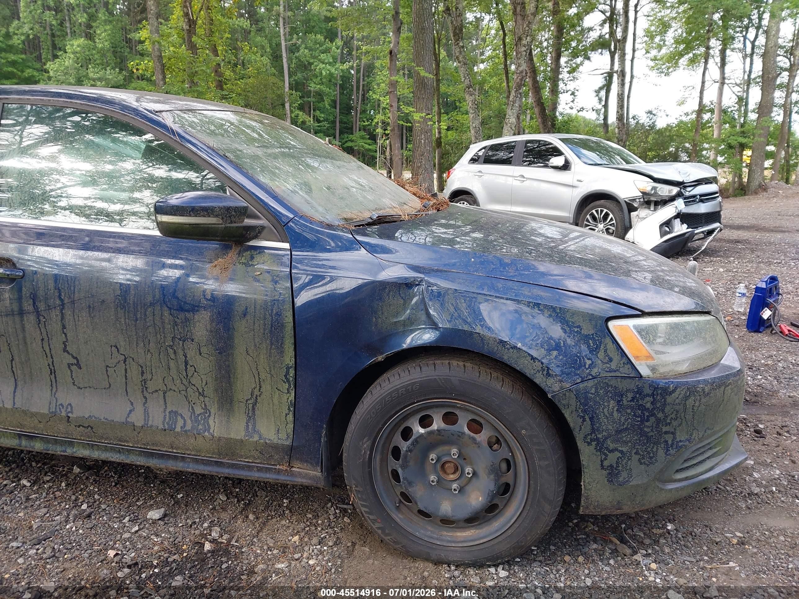 2013 Volkswagen Jetta 2.5l Se Dark Blue vin: 3VWDP7AJ7DM420240