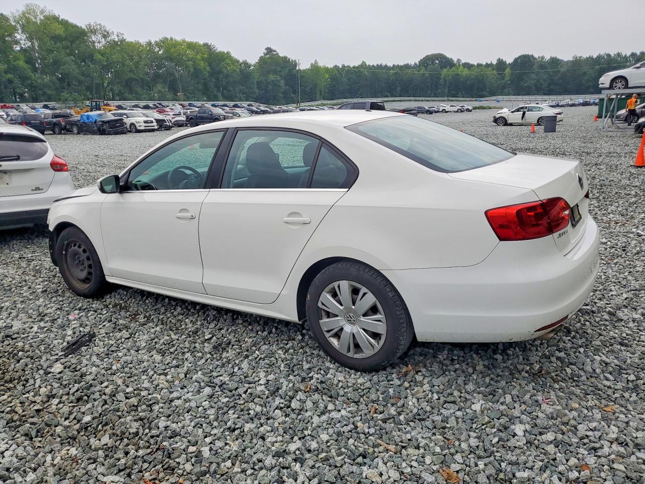 2013 Volkswagen Jetta Se White vin: 3VWDP7AJ7DM434526
