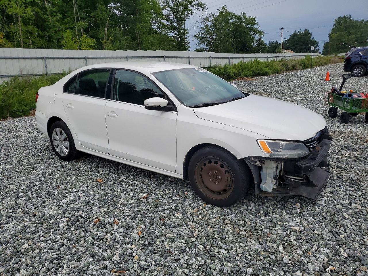 2013 Volkswagen Jetta Se White vin: 3VWDP7AJ7DM434526
