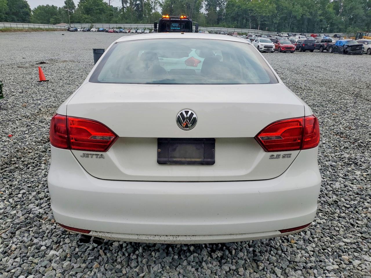 2013 Volkswagen Jetta Se White vin: 3VWDP7AJ7DM434526