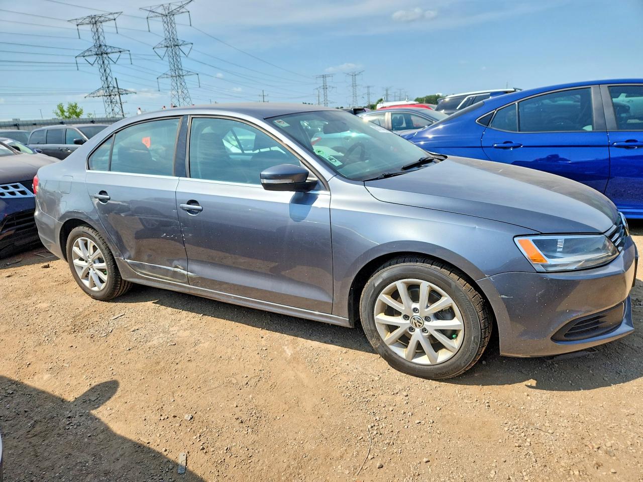 2013 Volkswagen Jetta Se Серый vin: 3VWDP7AJ7DM450662