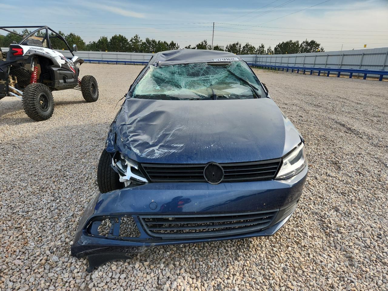 2012 Volkswagen Jetta Se Blue vin: 3VWDP7AJ8CM085522