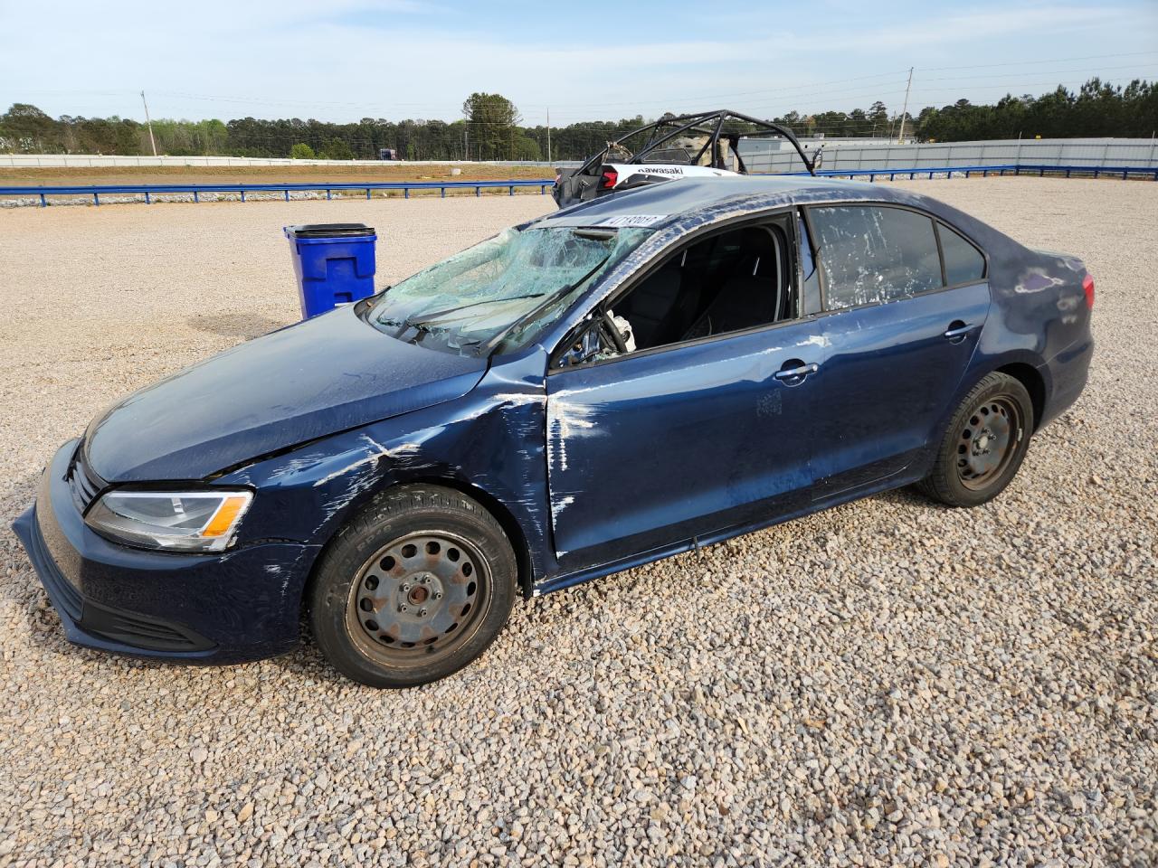 2012 Volkswagen Jetta Se Синий vin: 3VWDP7AJ8CM085522
