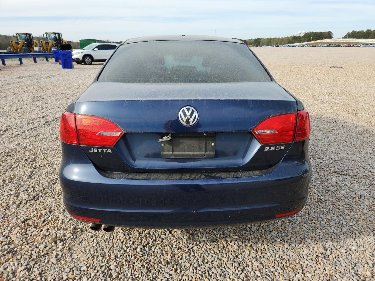 2012 Volkswagen Jetta Se Blue vin: 3VWDP7AJ8CM085522