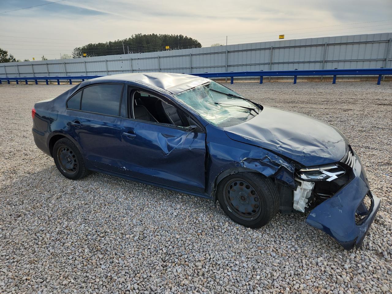 2012 Volkswagen Jetta Se Blue vin: 3VWDP7AJ8CM085522