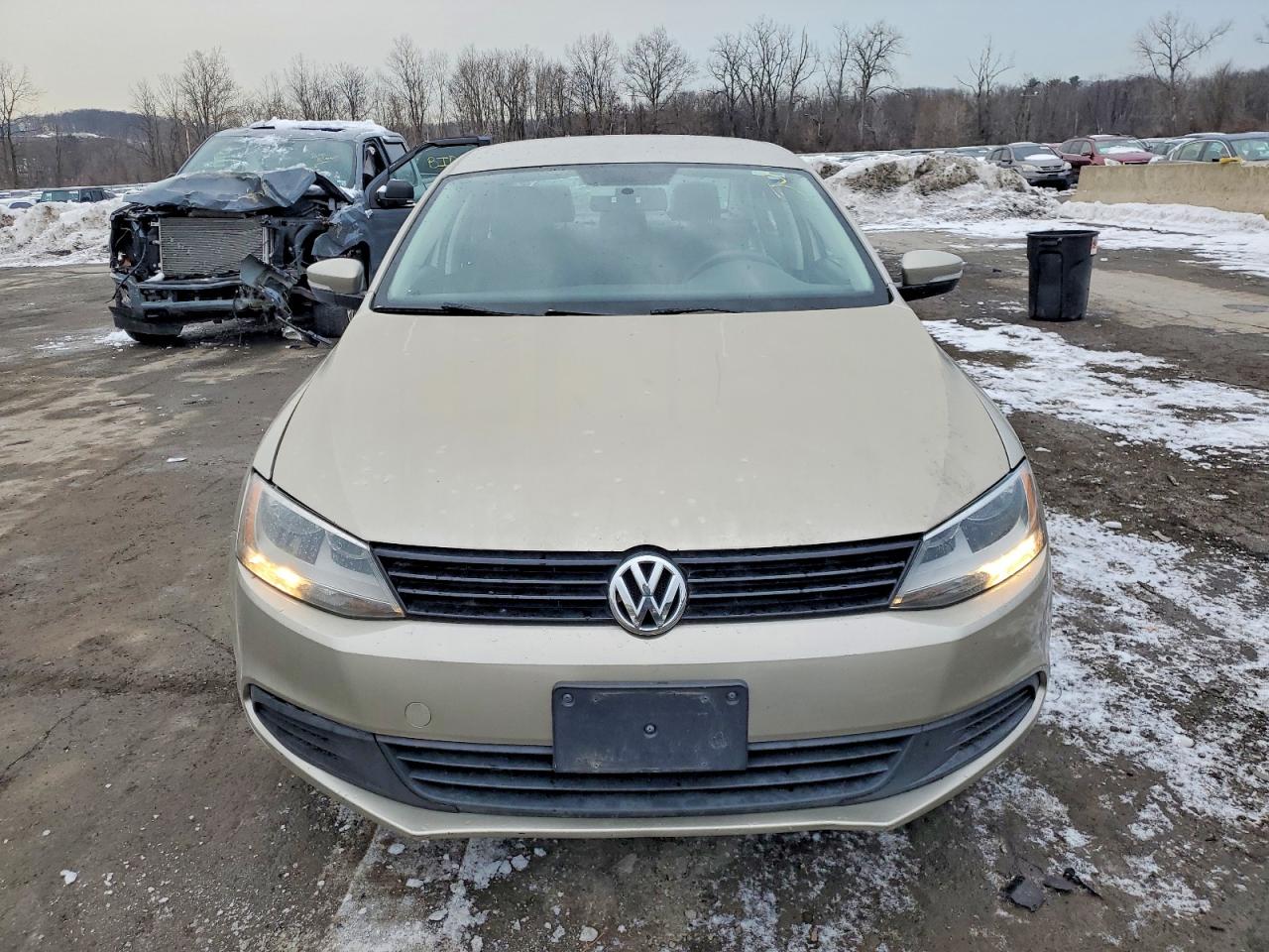 2012 Volkswagen Jetta Se Cream vin: 3VWDP7AJ8CM114842