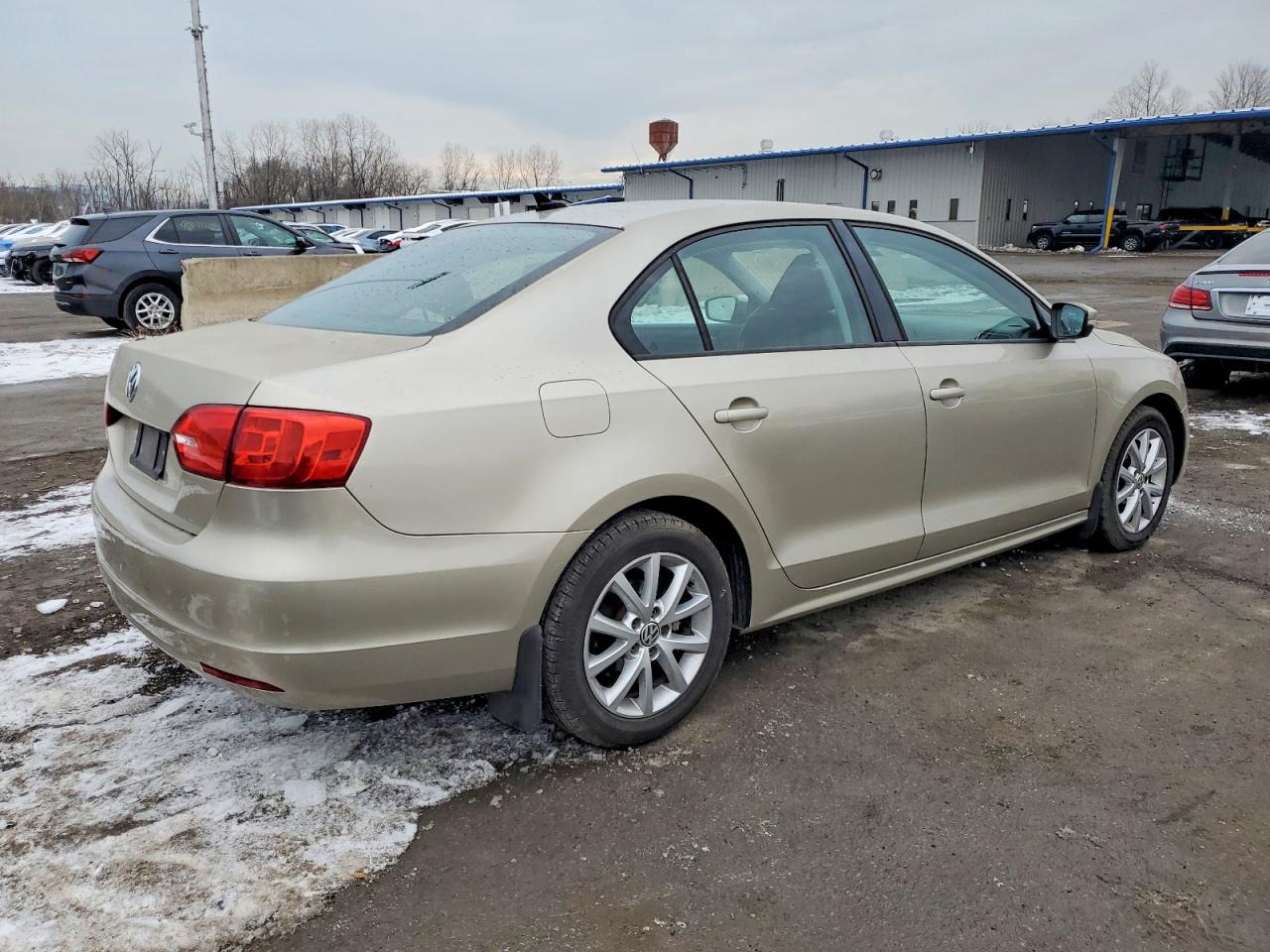 2012 Volkswagen Jetta Se Cream vin: 3VWDP7AJ8CM114842
