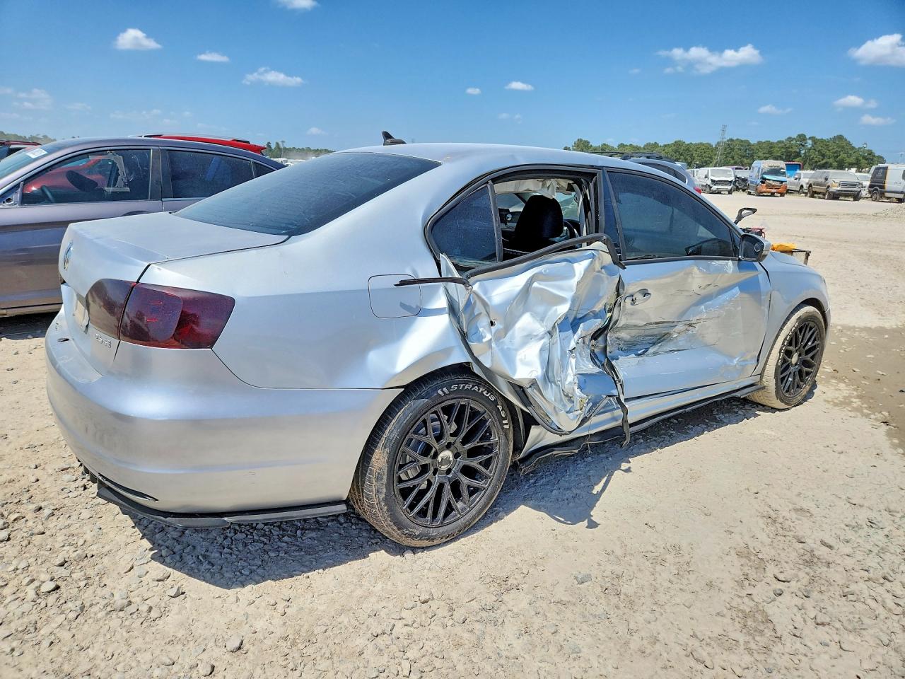 2012 Volkswagen Jetta Se Silver vin: 3VWDP7AJ8CM303376