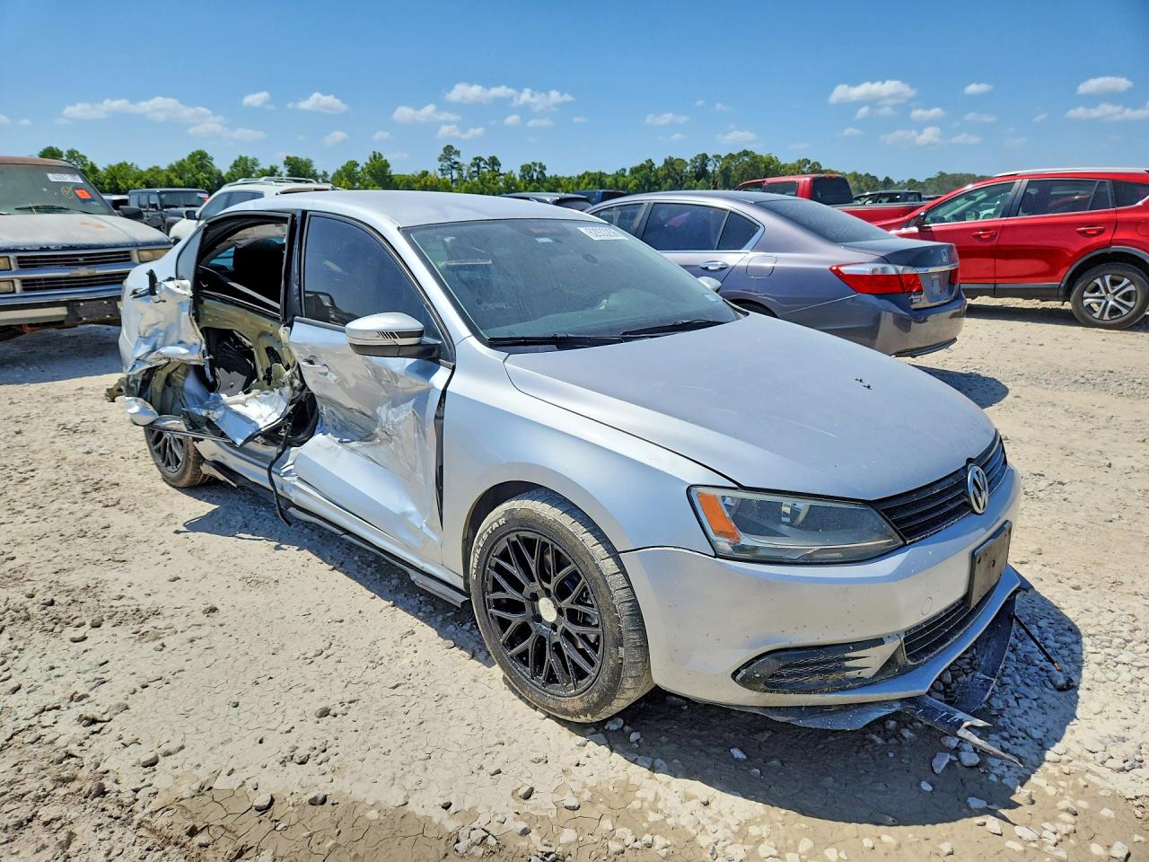 2012 Volkswagen Jetta Se Silver vin: 3VWDP7AJ8CM303376
