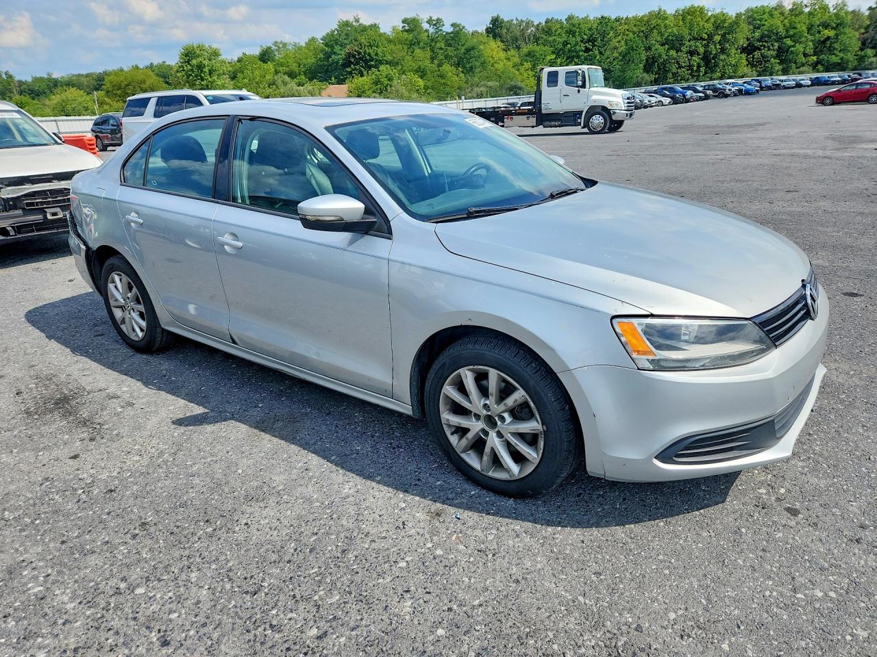 2012 Volkswagen Jetta Se Silver vin: 3VWDP7AJ8CM323157