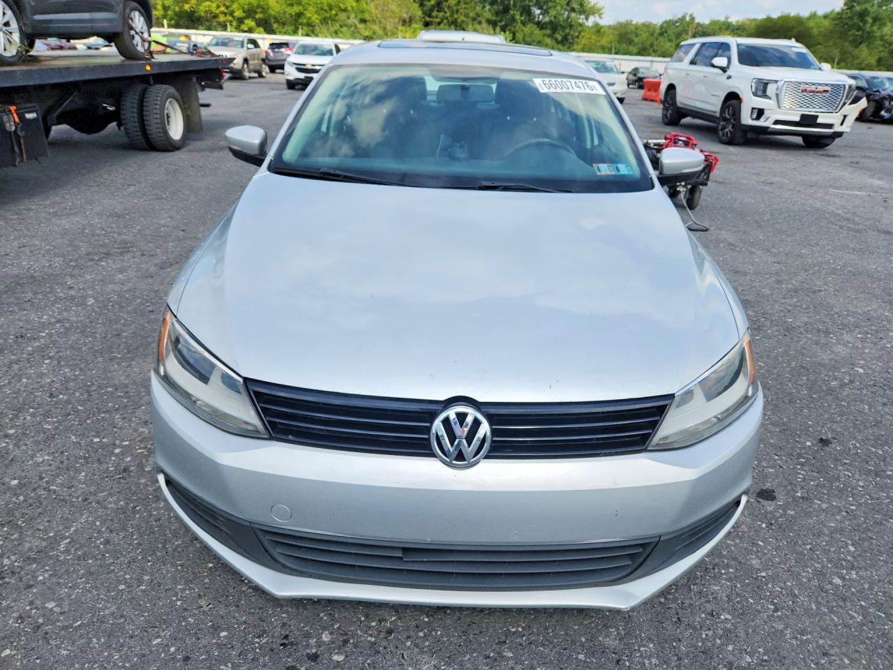 2012 Volkswagen Jetta Se Silver vin: 3VWDP7AJ8CM323157