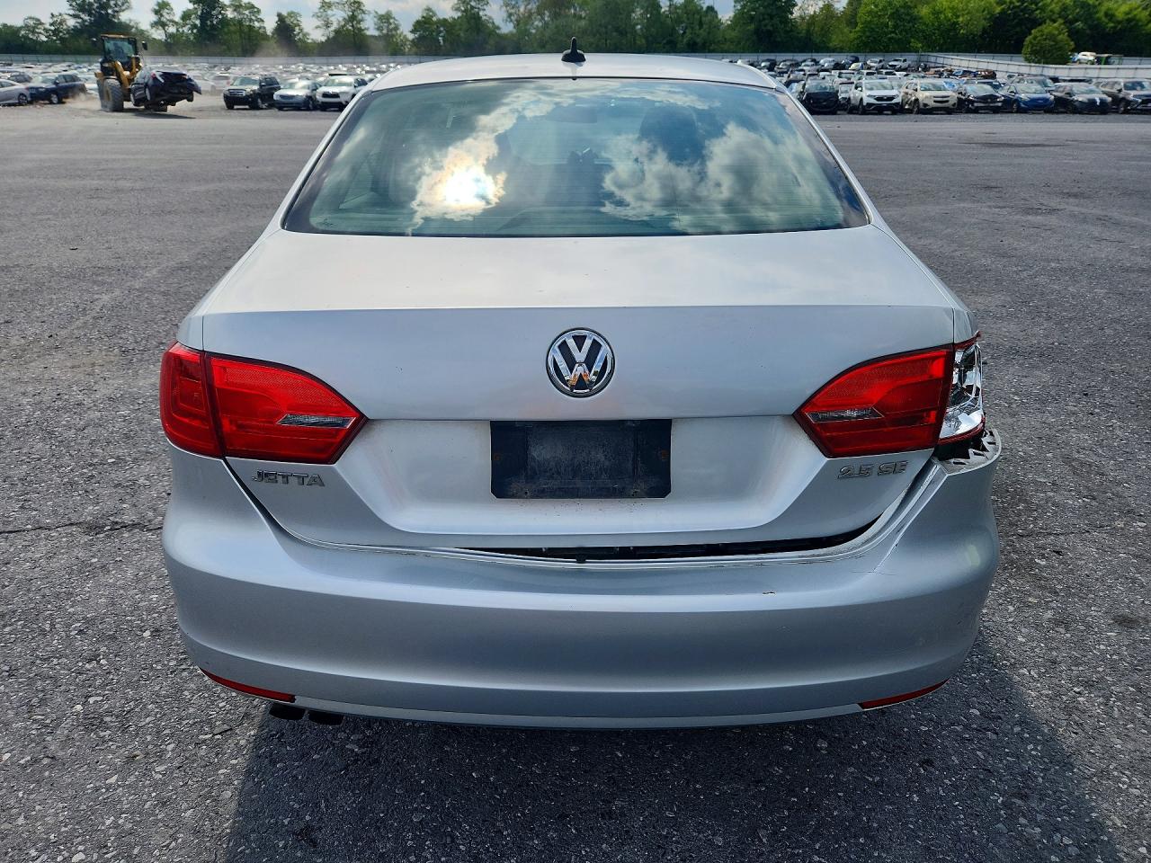 2012 Volkswagen Jetta Se Silver vin: 3VWDP7AJ8CM323157