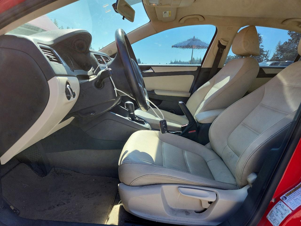 2012 Volkswagen Jetta Se Red vin: 3VWDP7AJ8CM339309