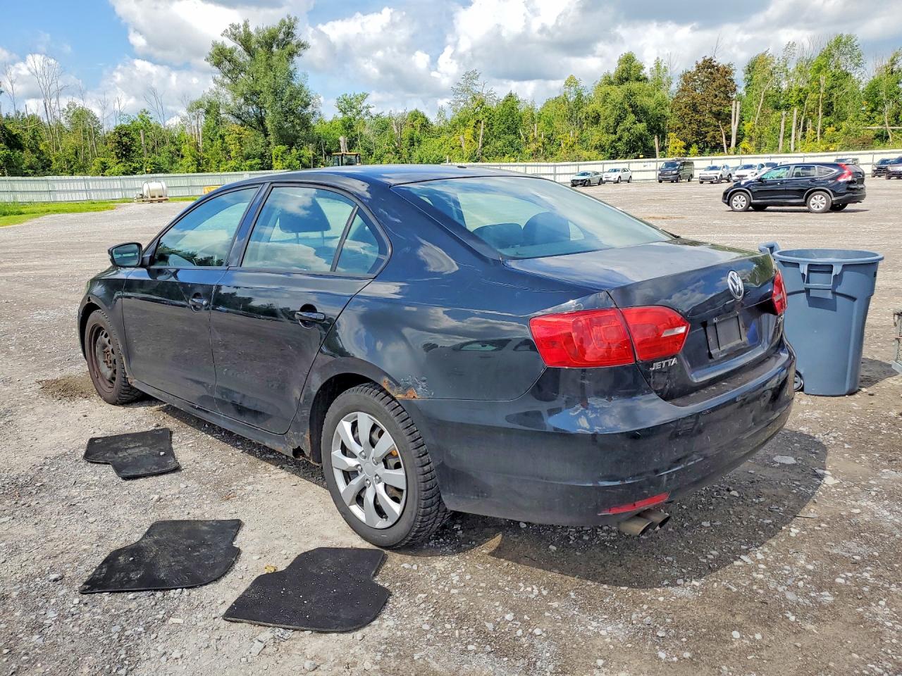 2012 Volkswagen Jetta Se Black vin: 3VWDP7AJ8CM364744