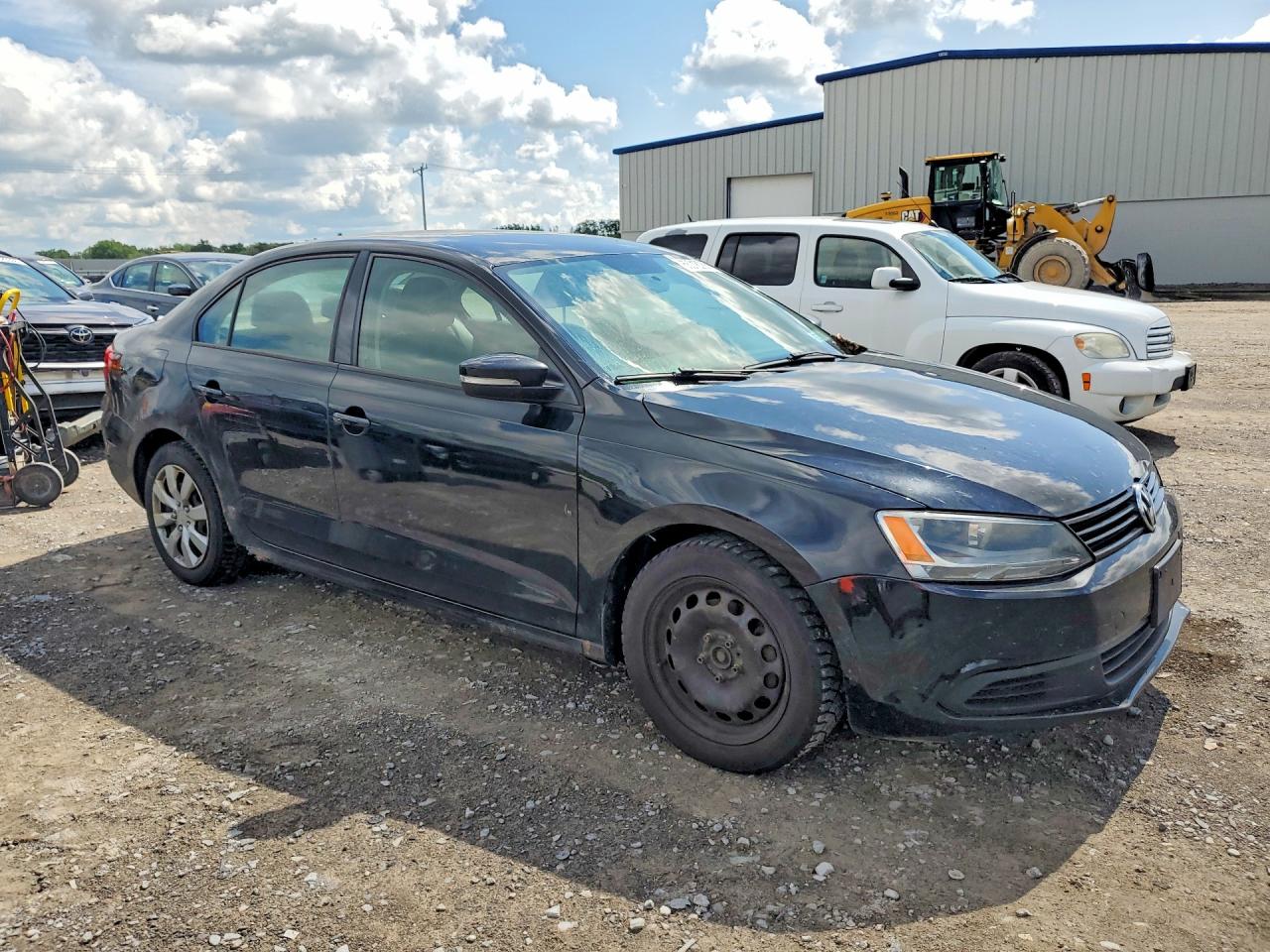 2012 Volkswagen Jetta Se Black vin: 3VWDP7AJ8CM364744