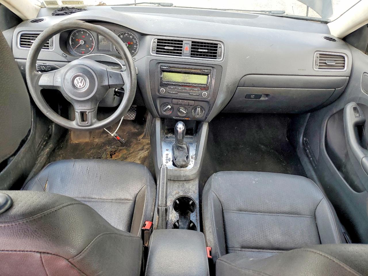 2012 Volkswagen Jetta Se Black vin: 3VWDP7AJ8CM364744