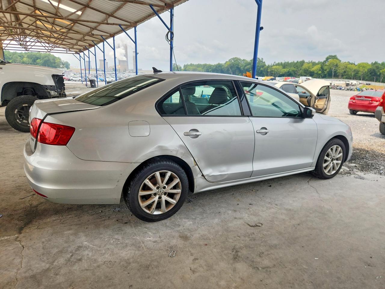 2012 Volkswagen Jetta Se Silver vin: 3VWDP7AJ8CM377445