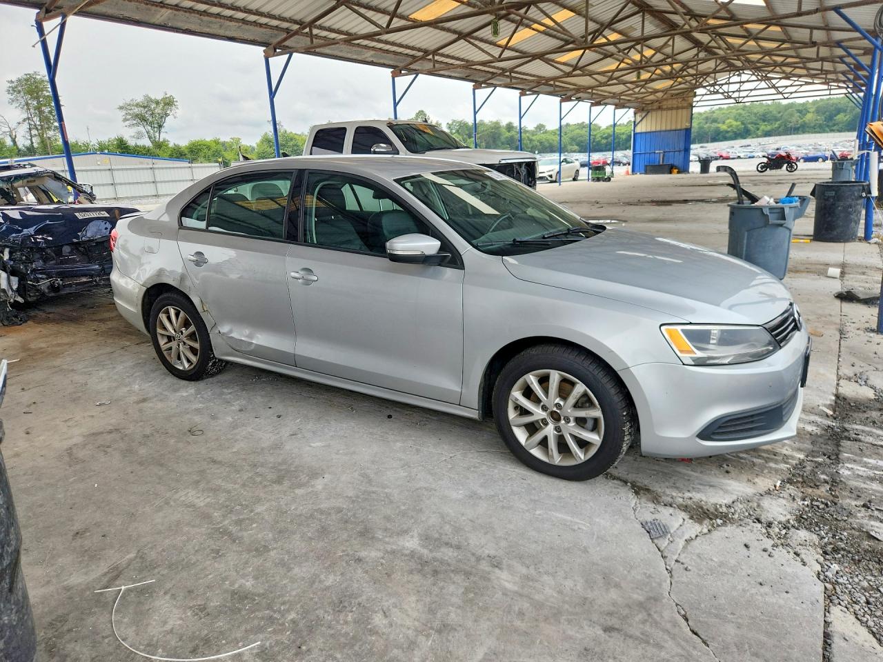 2012 Volkswagen Jetta Se Silver vin: 3VWDP7AJ8CM377445