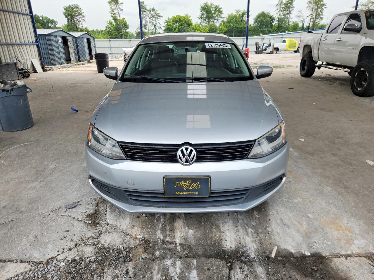 2012 Volkswagen Jetta Se Silver vin: 3VWDP7AJ8CM377445