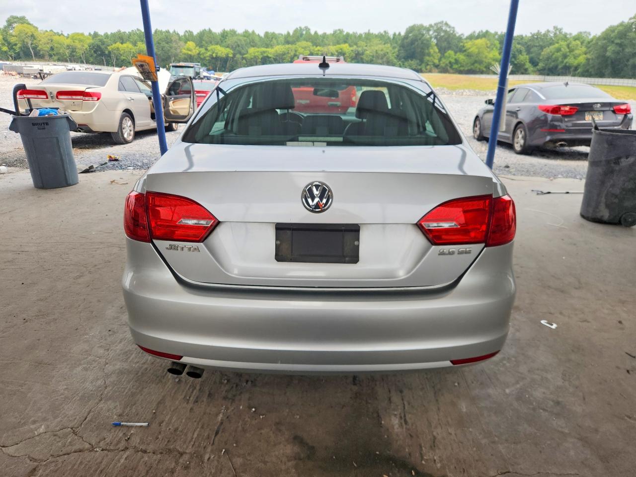 2012 Volkswagen Jetta Se Silver vin: 3VWDP7AJ8CM377445