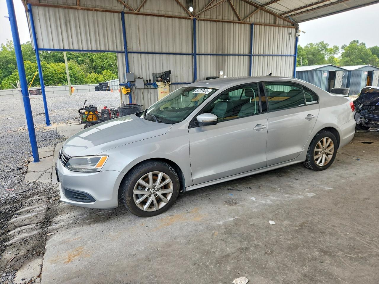 2012 Volkswagen Jetta Se Silver vin: 3VWDP7AJ8CM377445