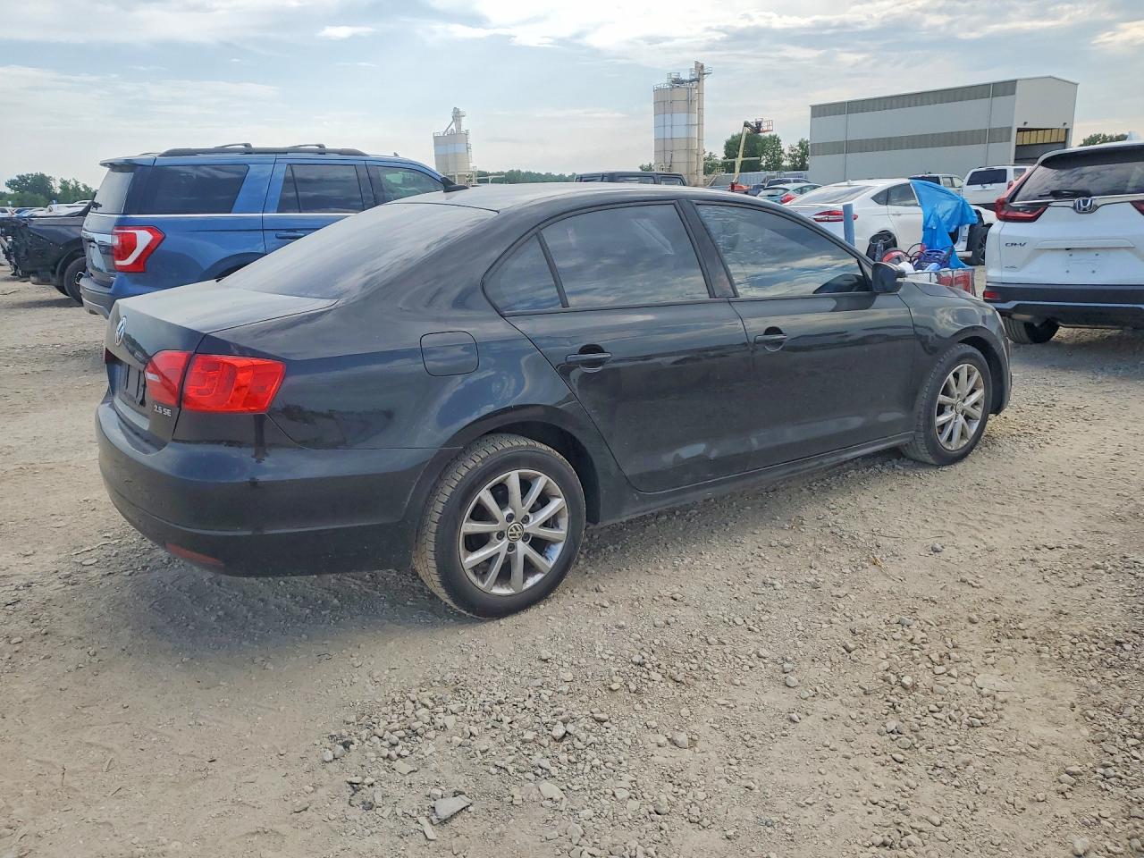 2012 Volkswagen Jetta Se Black vin: 3VWDP7AJ8CM378398