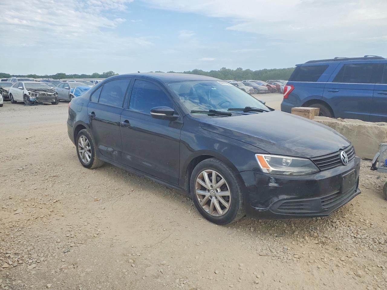2012 Volkswagen Jetta Se Black vin: 3VWDP7AJ8CM378398