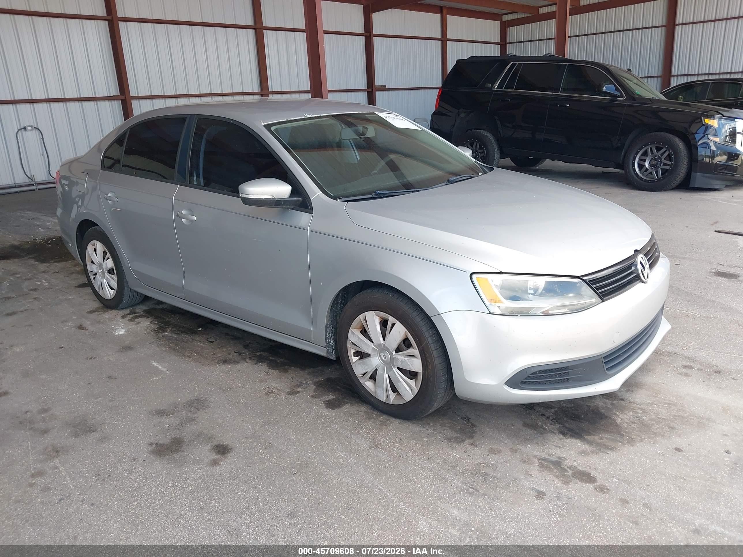 2012 Volkswagen Jetta 2.5l Se Silver vin: 3VWDP7AJ8CM386078