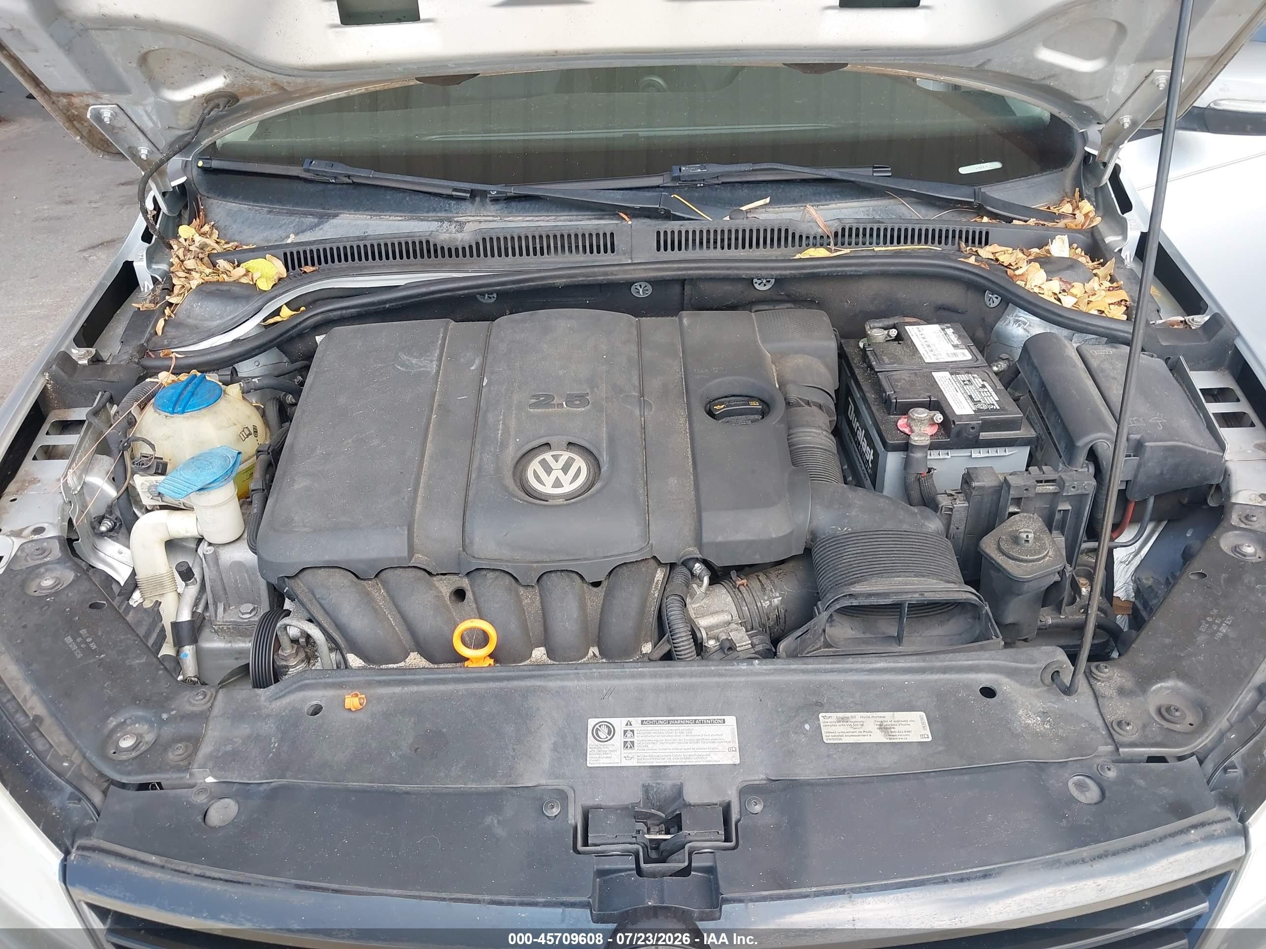 2012 Volkswagen Jetta 2.5l Se Silver vin: 3VWDP7AJ8CM386078
