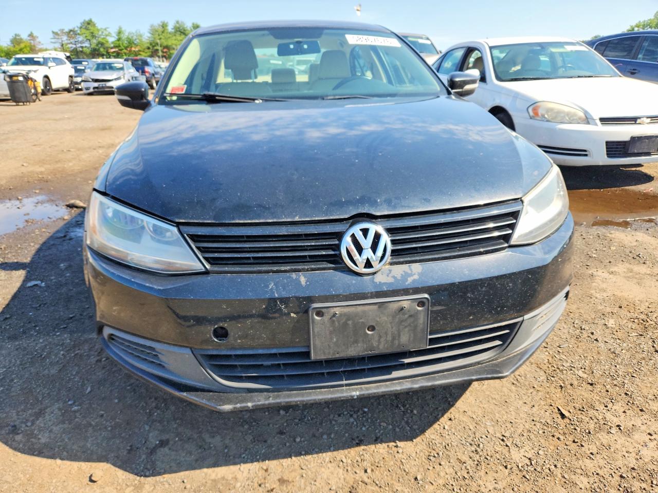 2012 Volkswagen Jetta Se Black vin: 3VWDP7AJ8CM412646