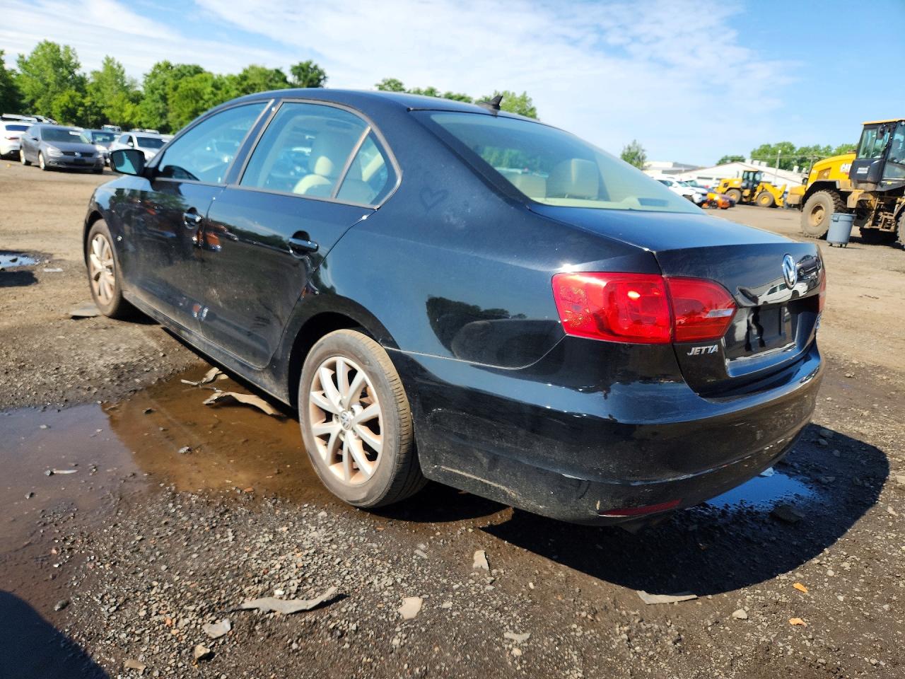 2012 Volkswagen Jetta Se Black vin: 3VWDP7AJ8CM412646