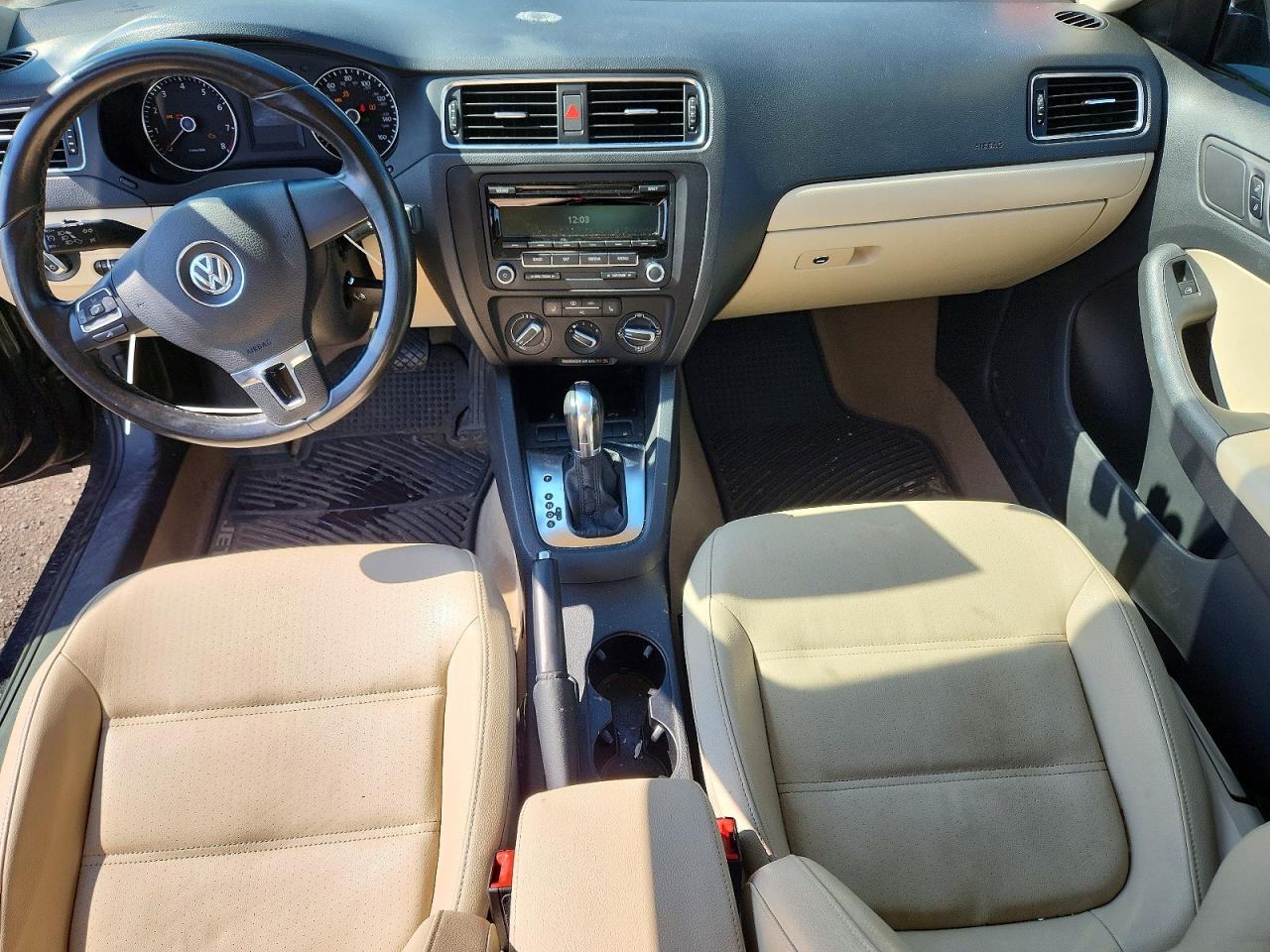 2012 Volkswagen Jetta Se Black vin: 3VWDP7AJ8CM412646