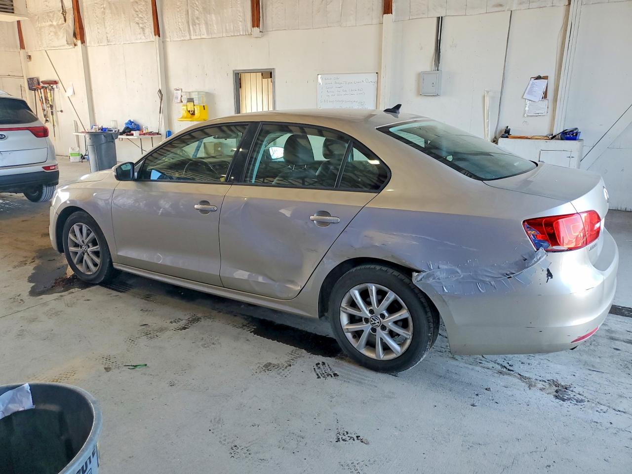 2012 Volkswagen Jetta Se Silver vin: 3VWDP7AJ8CM454735