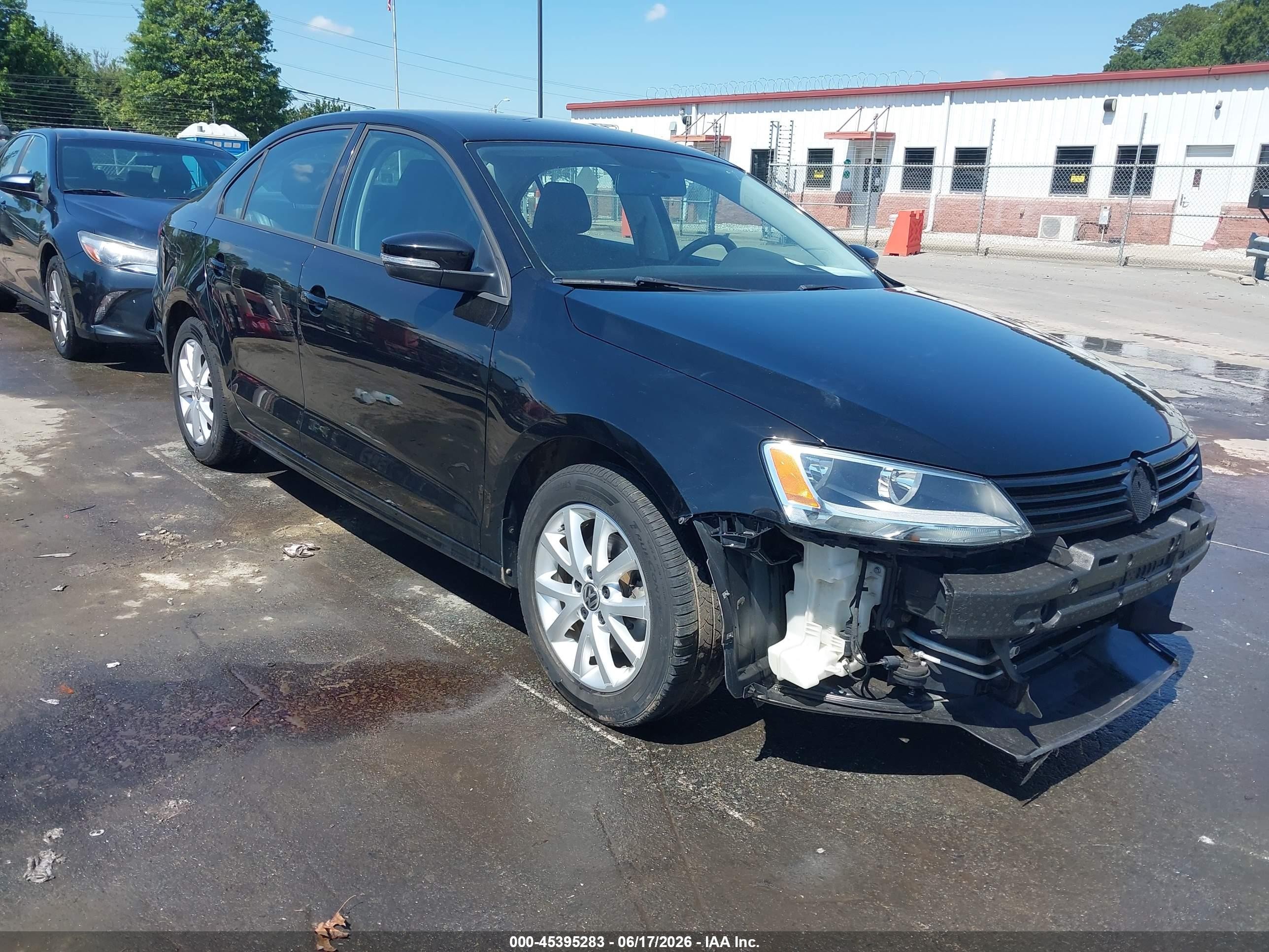 2012 Volkswagen Jetta 2.5l Se Black vin: 3VWDP7AJ8CM469557