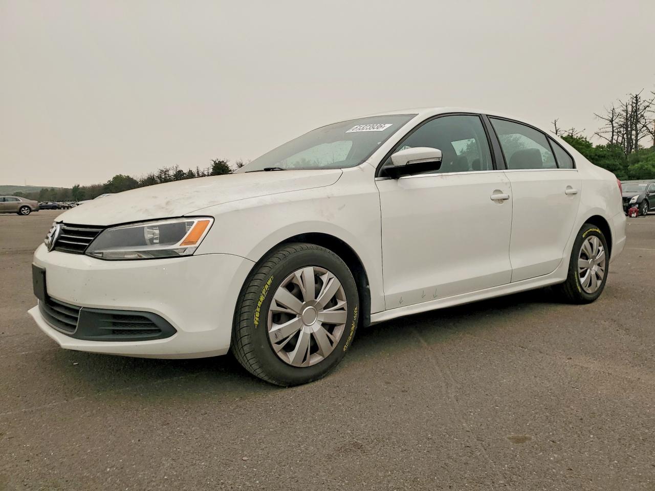 2013 Volkswagen Jetta Se White vin: 3VWDP7AJ8DM207023